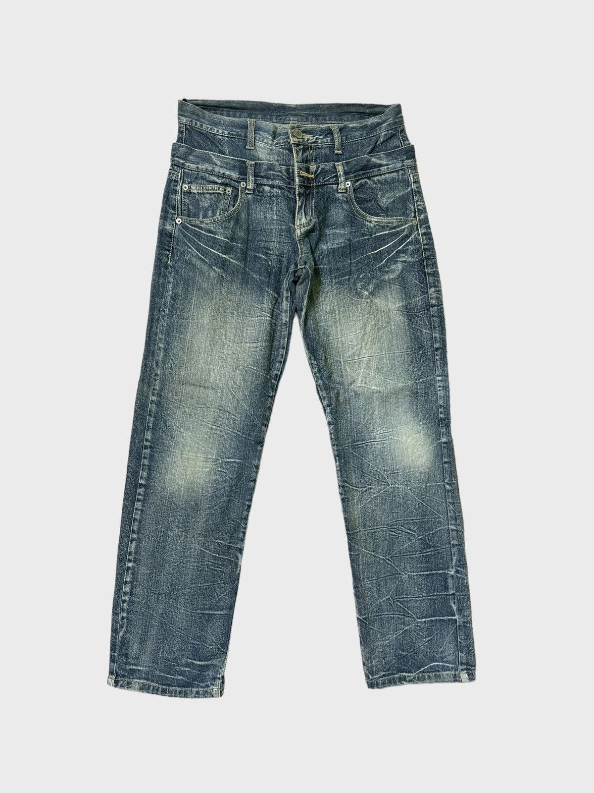 Hysteric Glamour BACK FORTH PRINTED WINGS CLAW MARKS DENIM Size US 32 / EU 48 - 2 Thumbnail