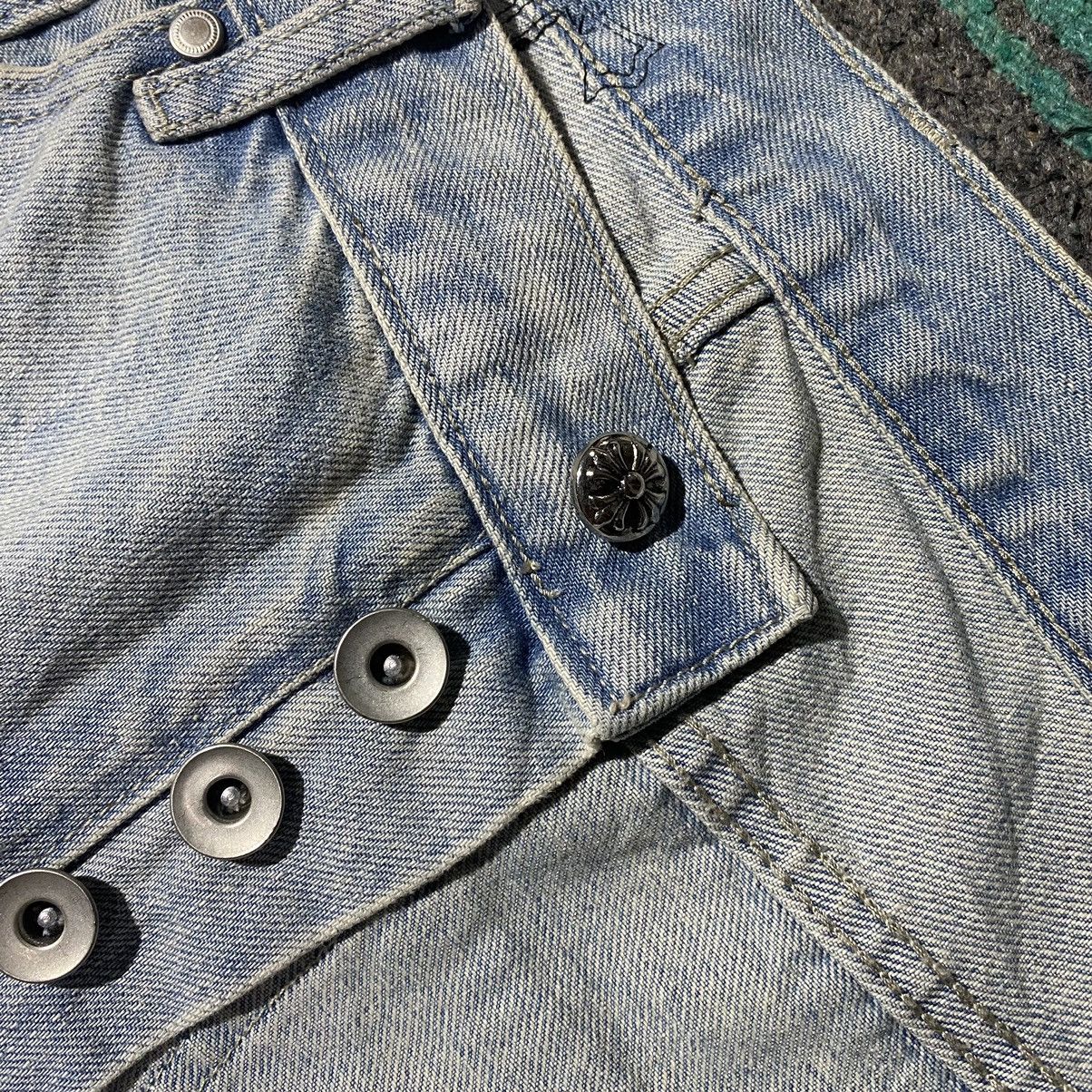 If Six Was Nine FREE TAX! Unknown Chrome Hearts Style Cross Parchwork Flared Size US 29 - 12 Thumbnail