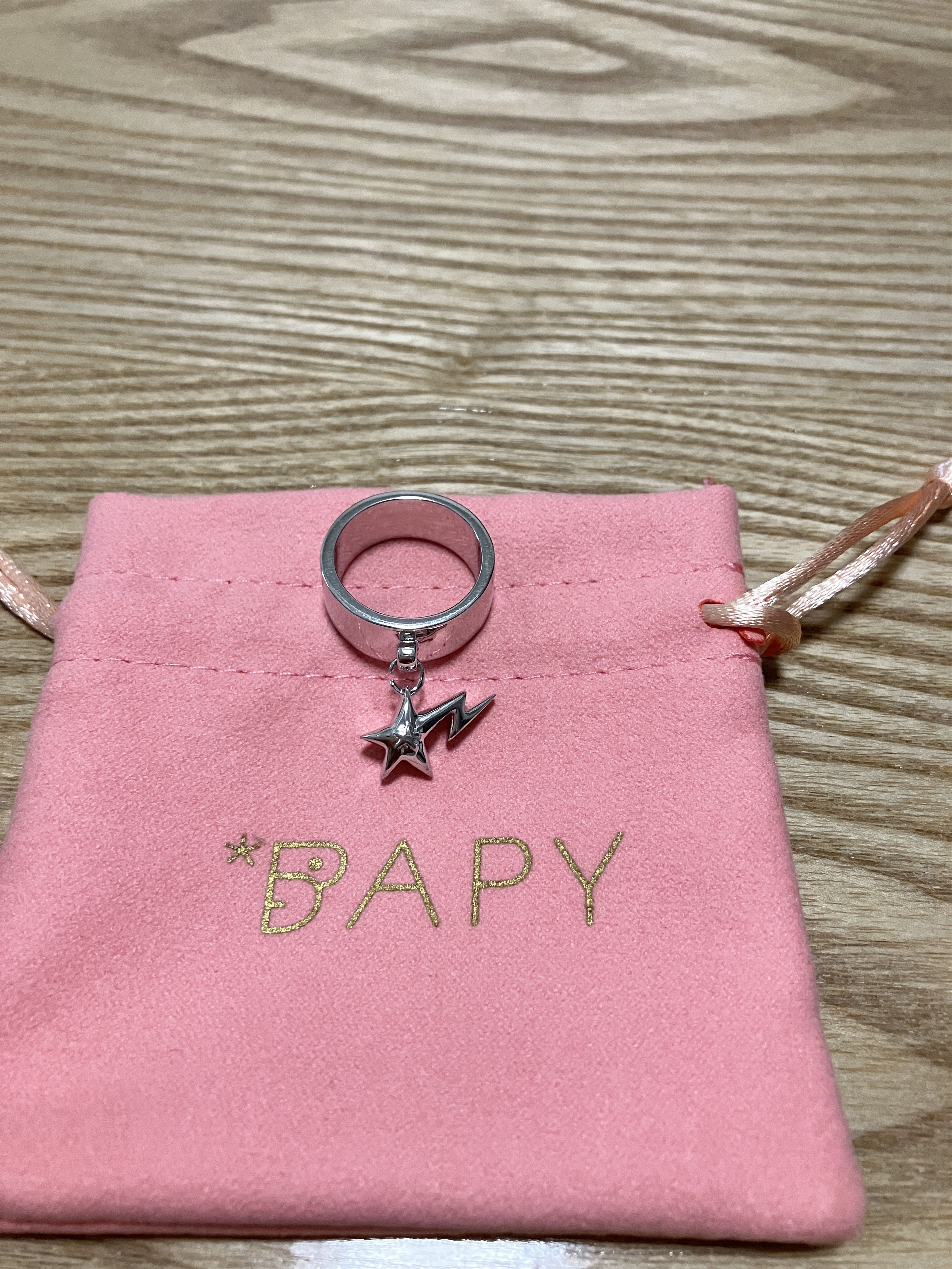 Bape Bapy Bapesta Silver Ring Size ONE SIZE - 5 Thumbnail