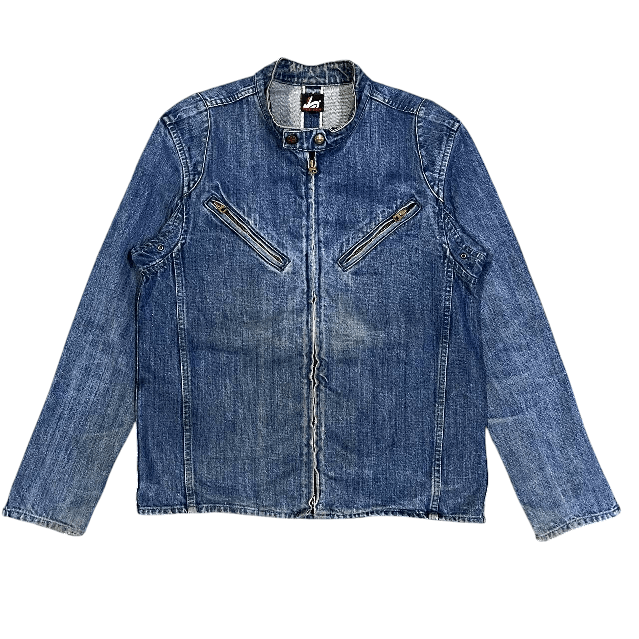 Vintage Pual Smith Red Ear Selvedge Denim Biker Jacket