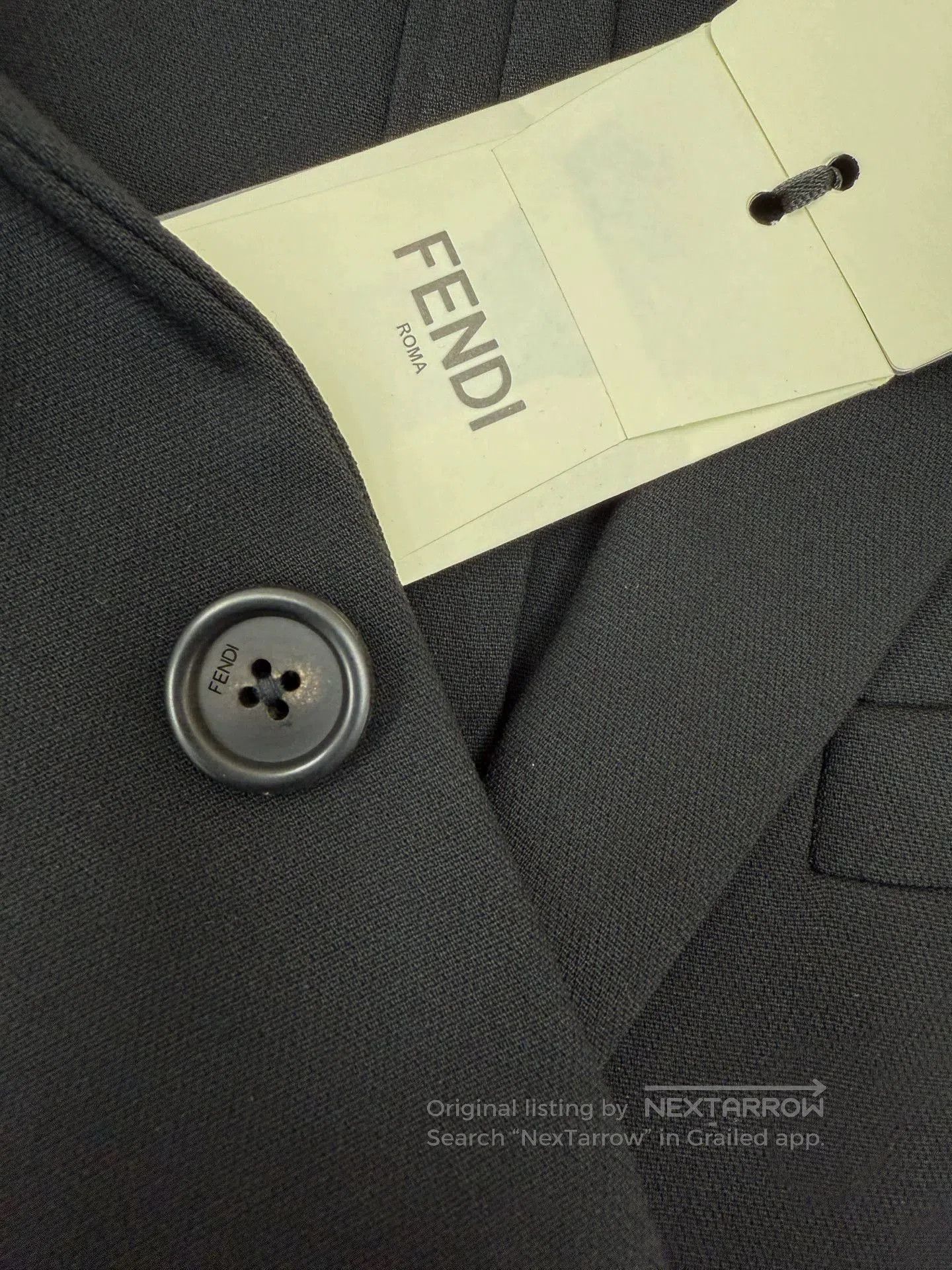 Fendi FENDI Wool Stretch Single Breasted Blazer. Size US M / EU 48-50 / 2 - 7 Thumbnail