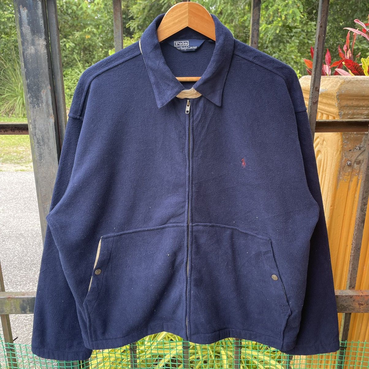 Polo Ralph Lauren 🔥Vintage Polo Ralph Lauren Full Zipper Fleece Jacket Size US L / EU 52-54 / 3 - 5 Thumbnail