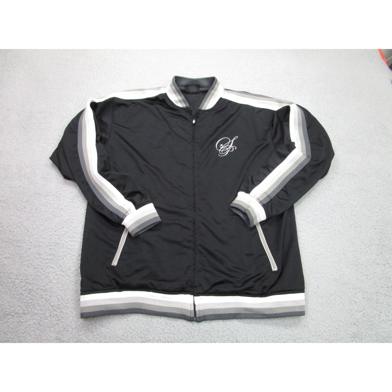 Southpole VINTAGE Southpole Jacket Mens XL Black Track Coat Adult y2k 2000s Hip Hop Rap Grailed