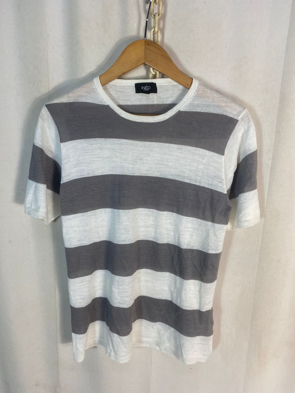 Yohji Yamamoto Ined stripe tshirt by yohji Yamamoto Size M / US 6-8 / IT 42-44 - 8 Thumbnail