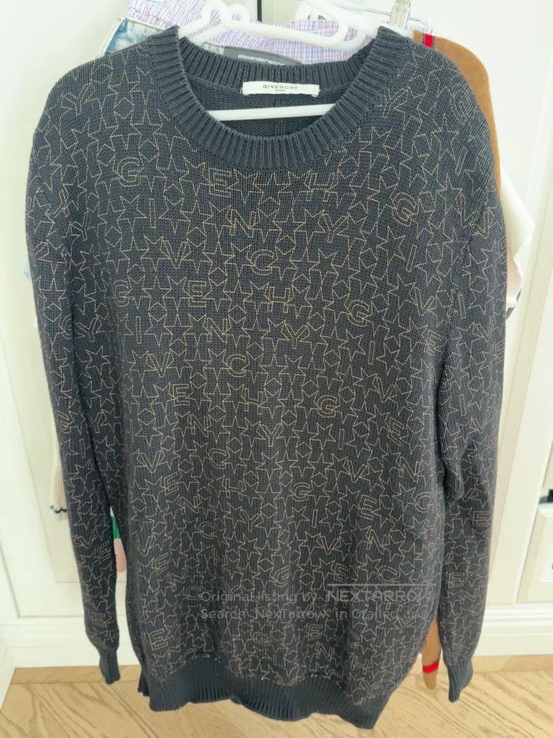 Givenchy Givenchy Star Knit Sweater Size US XL / EU 56 / 4 - 1 Thumbnail