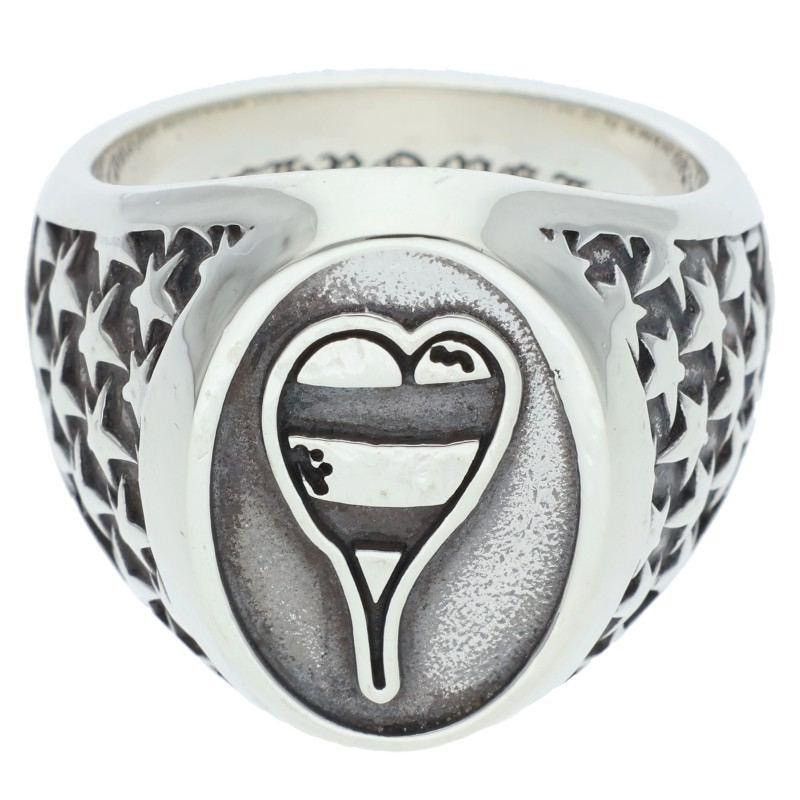 Chrome Hearts US10 Chrome Hearts CAMEO STRIPED HEART ring 20 Size ONE SIZE - 1 Thumbnail