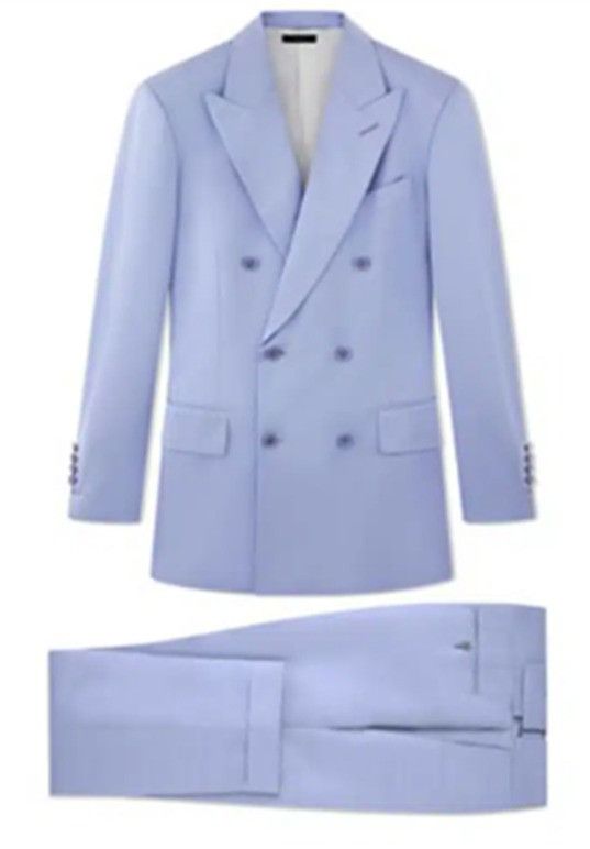 Tom Ford o1loc1c1224 2HXP01 Suit in Light Blue Size US L / EU 52-54 / 3 - 1 Preview