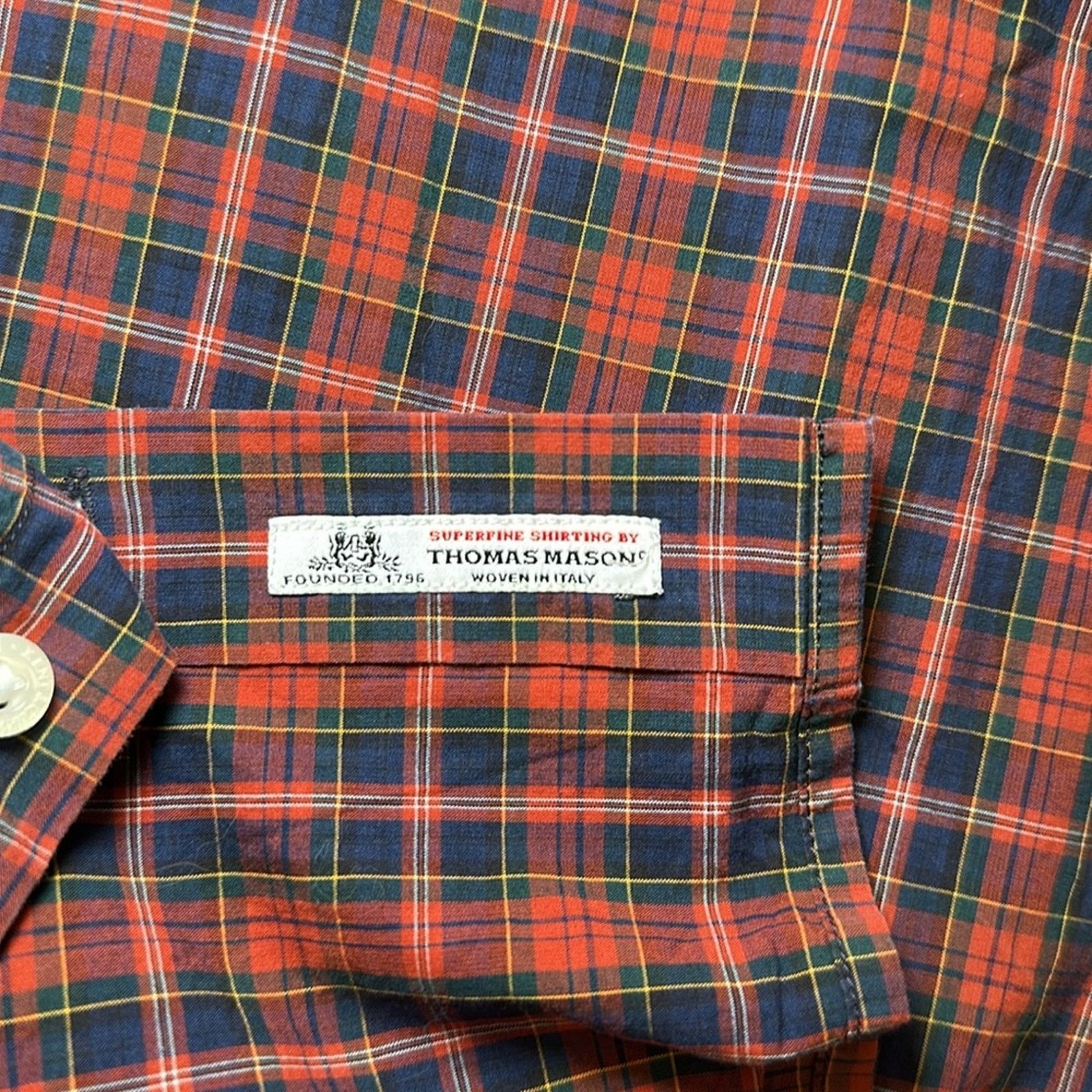 Kent & Curwen Kent & Curwen Tailored Fit Long Sleeve Button Down - Medium Size US M / EU 48-50 / 2 - 8 Thumbnail