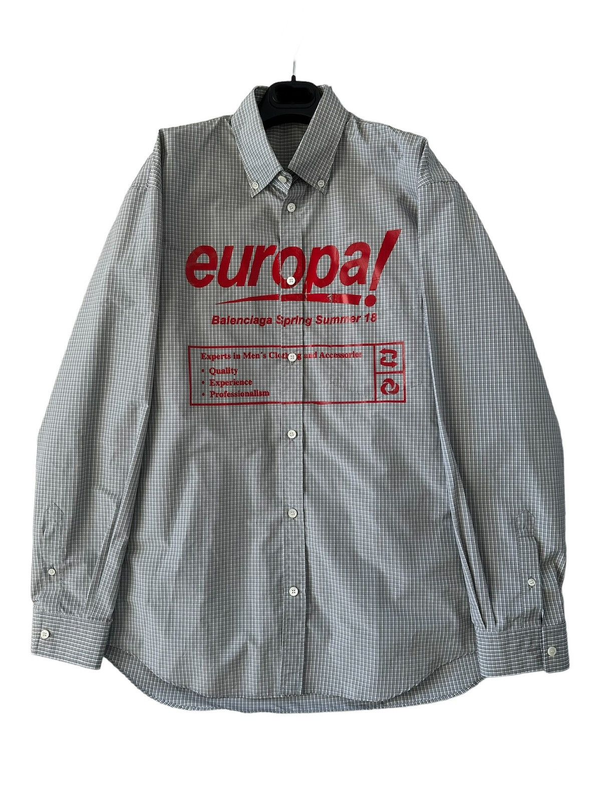 Balenciaga Balenciaga Europa shirt ss18 Grailed