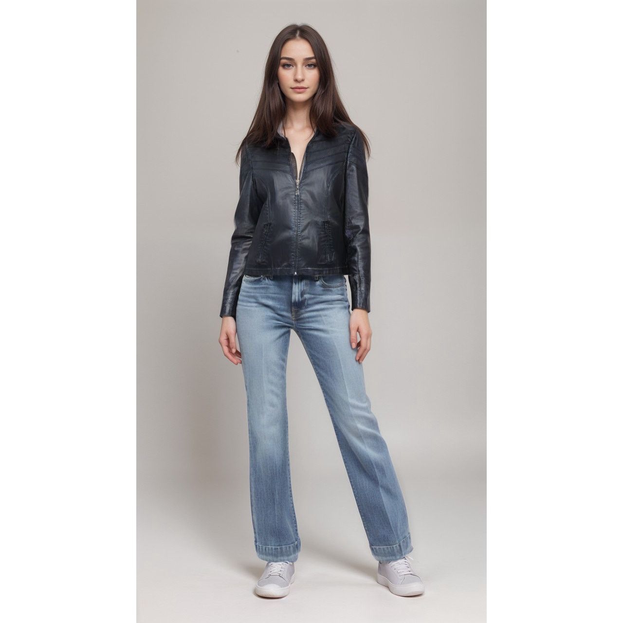 Wilsons Leather Wilsons Leather Black Jacket women’s MED Zippers Size M / US 6-8 / IT 42-44 - 1 Thumbnail