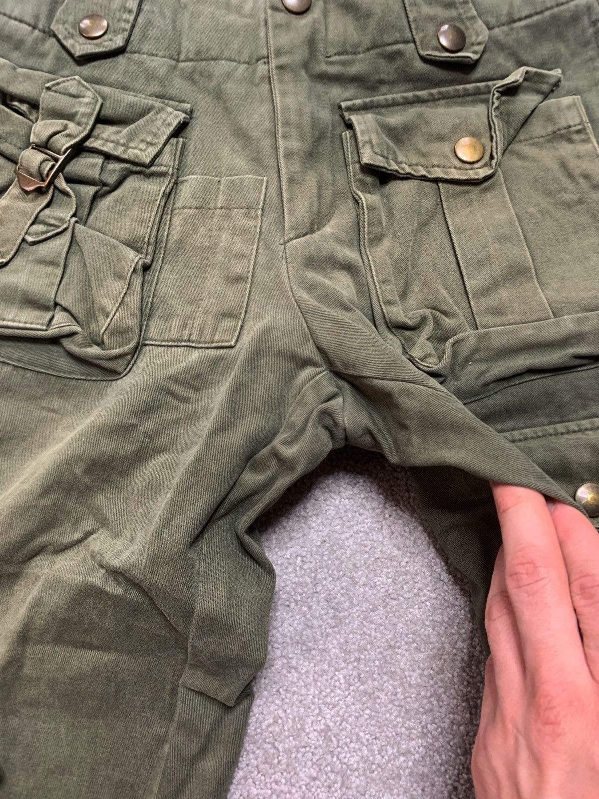 Daniele Alessandrini × Japanese Brand Distressed Jeans Daniele Alessandrini Multipocket Japan Y2K Size US 31 - 5 Thumbnail
