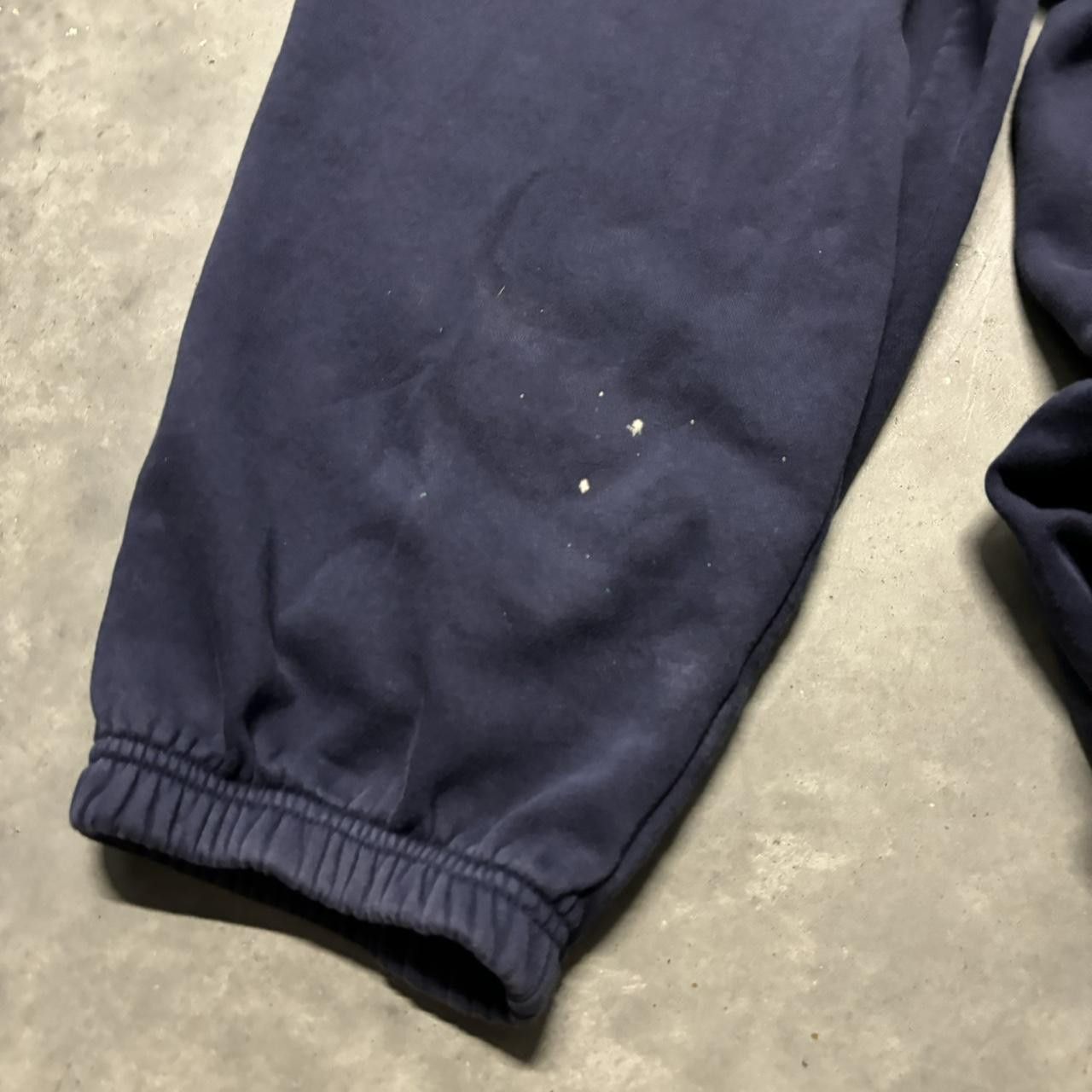 Japanese Brand × Vintage Crazy Vintage Y2K/2000s Baggy Navy Blue Skater Essential Sweatpants! Size US 36 / EU 52 - 6 Thumbnail