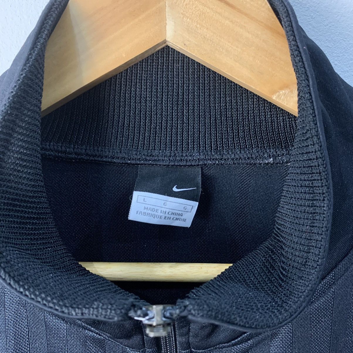 Nike × Vintage Vintage Nike Jacket Zip black Y2K Nike Track Top Size US L / EU 52-54 / 3 - 3 Thumbnail