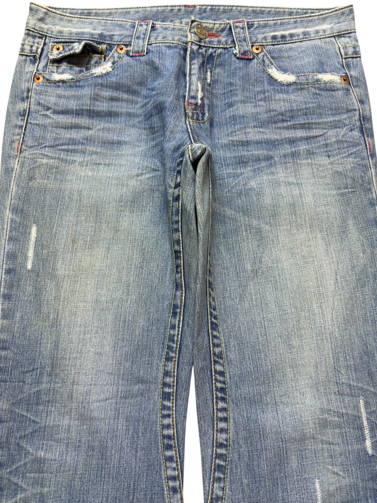 Hysteric Glamour Vintage Japanese Brand Flare Faded Distressed Denim Size US 31 - 2 Thumbnail