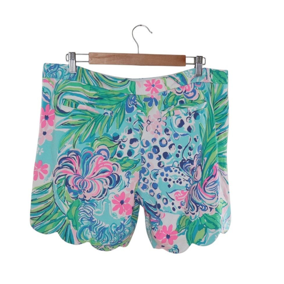 Lilly Pulitzer Lilly Pulitzer Darci Knit Short Sz 12 001470 Kitten Around Size 34" / US 12 / IT 48 - 2 Thumbnail