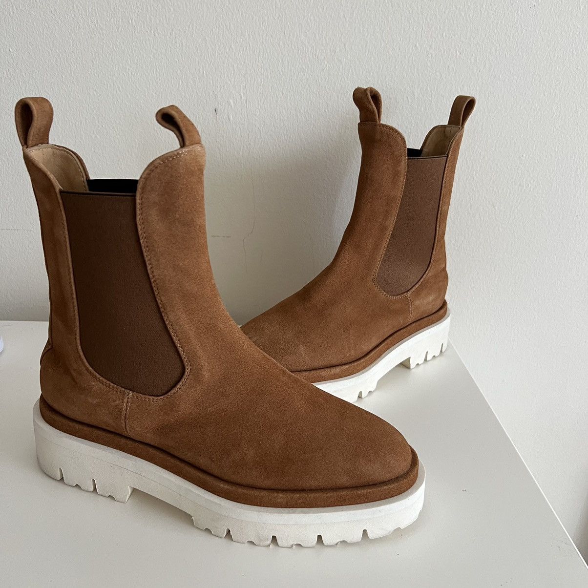 Dear Frances DEAR FRANCES tony boots brown white size 37.5 Size US 7.5 / IT 37.5 - 8 Thumbnail