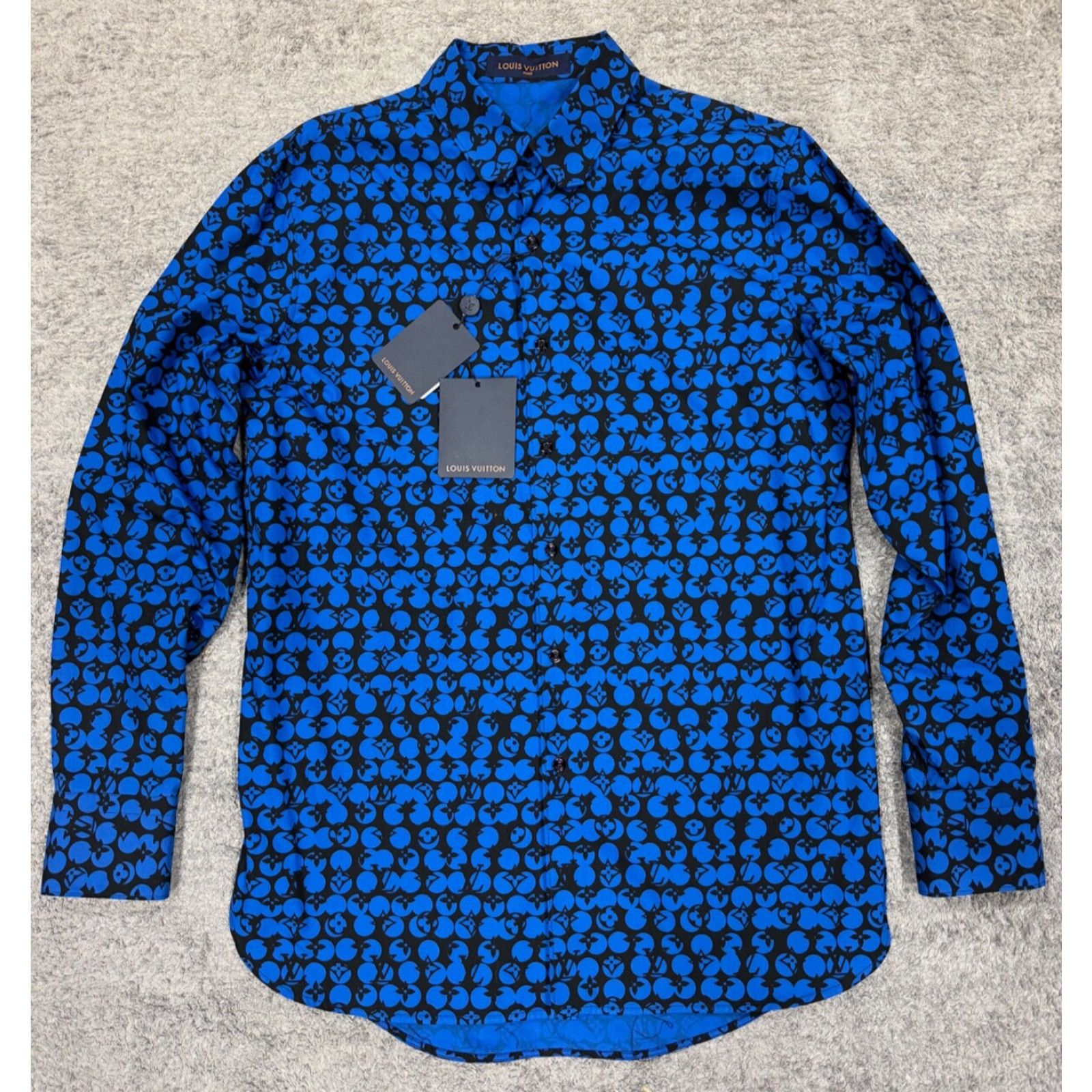 Louis Vuitton Louis Vuitton DNA Blue Circle Logo Long Sleeve Monogram Size US S / EU 44-46 / 1 - 2 Thumbnail