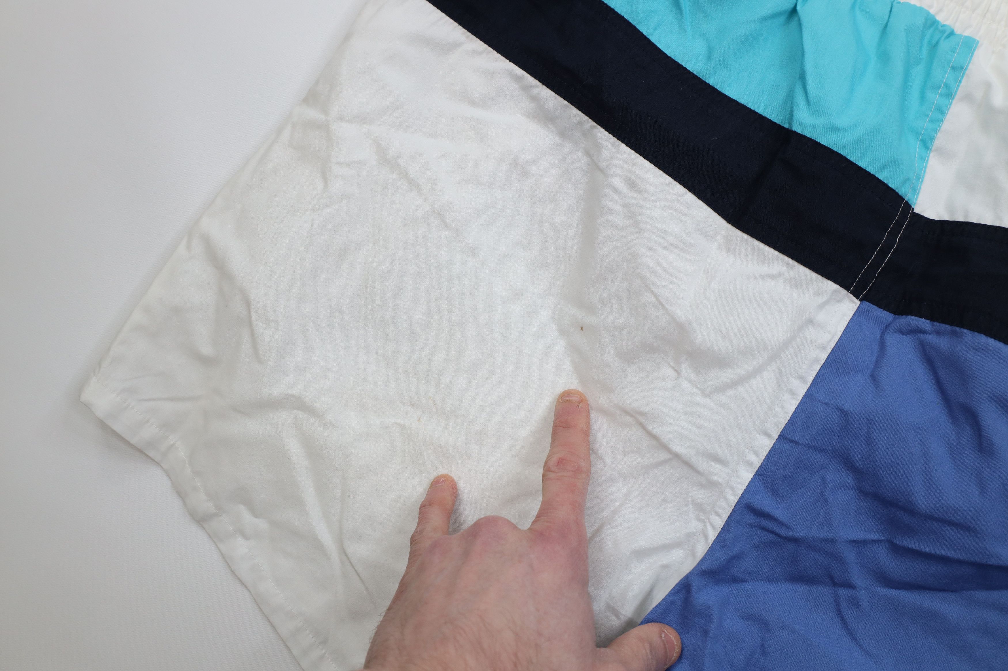 Vintage Vintage 90s Streetwear Lined Sailing Swim Trunks Shorts Size US 36 / EU 52 - 13 Thumbnail
