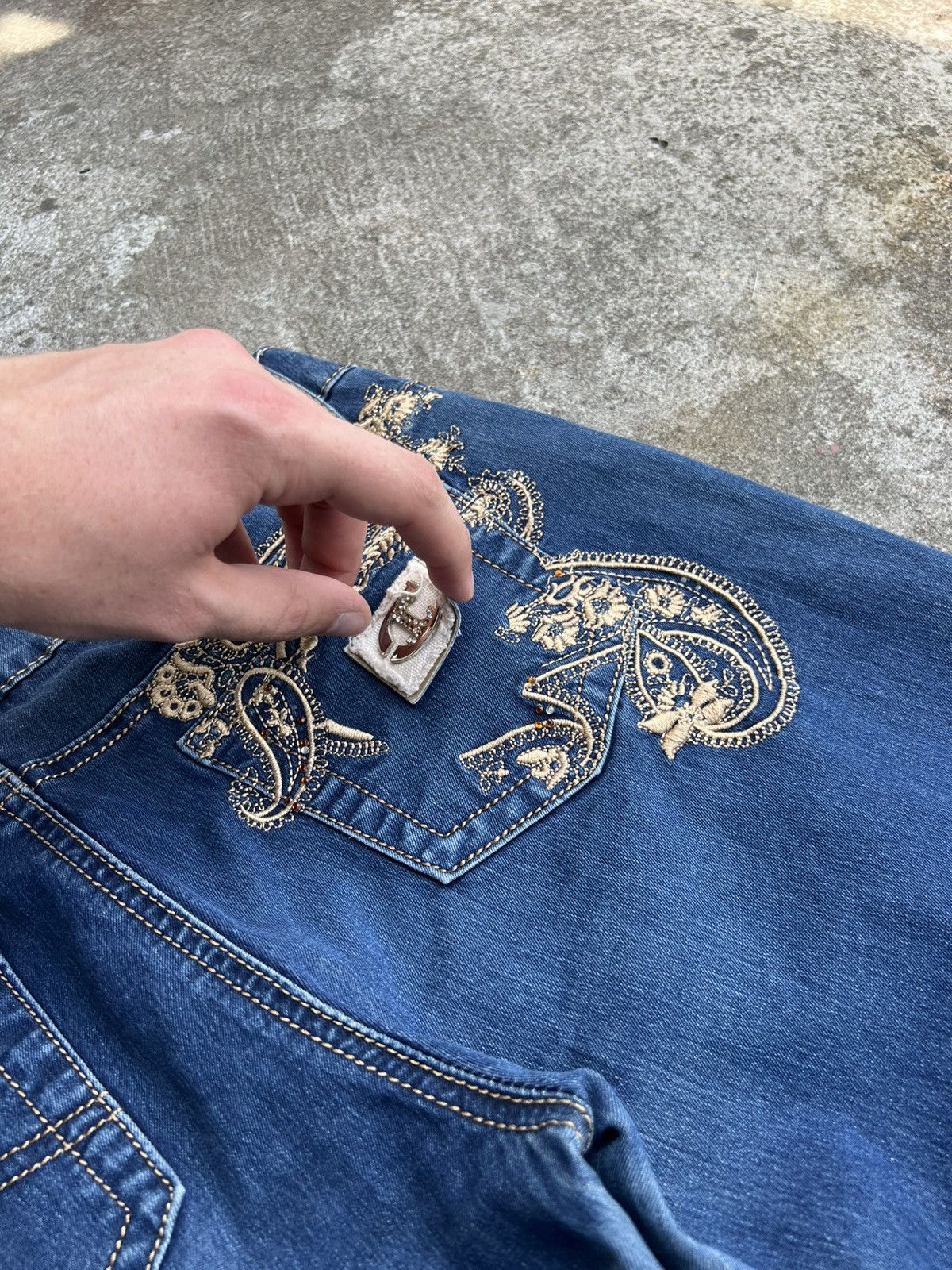 Just Cavalli Crazy Vintage Roberto Cavalli Sexy Jeans Big Logo Just y2k Size 30" / US 8 / IT 44 - 6 Thumbnail