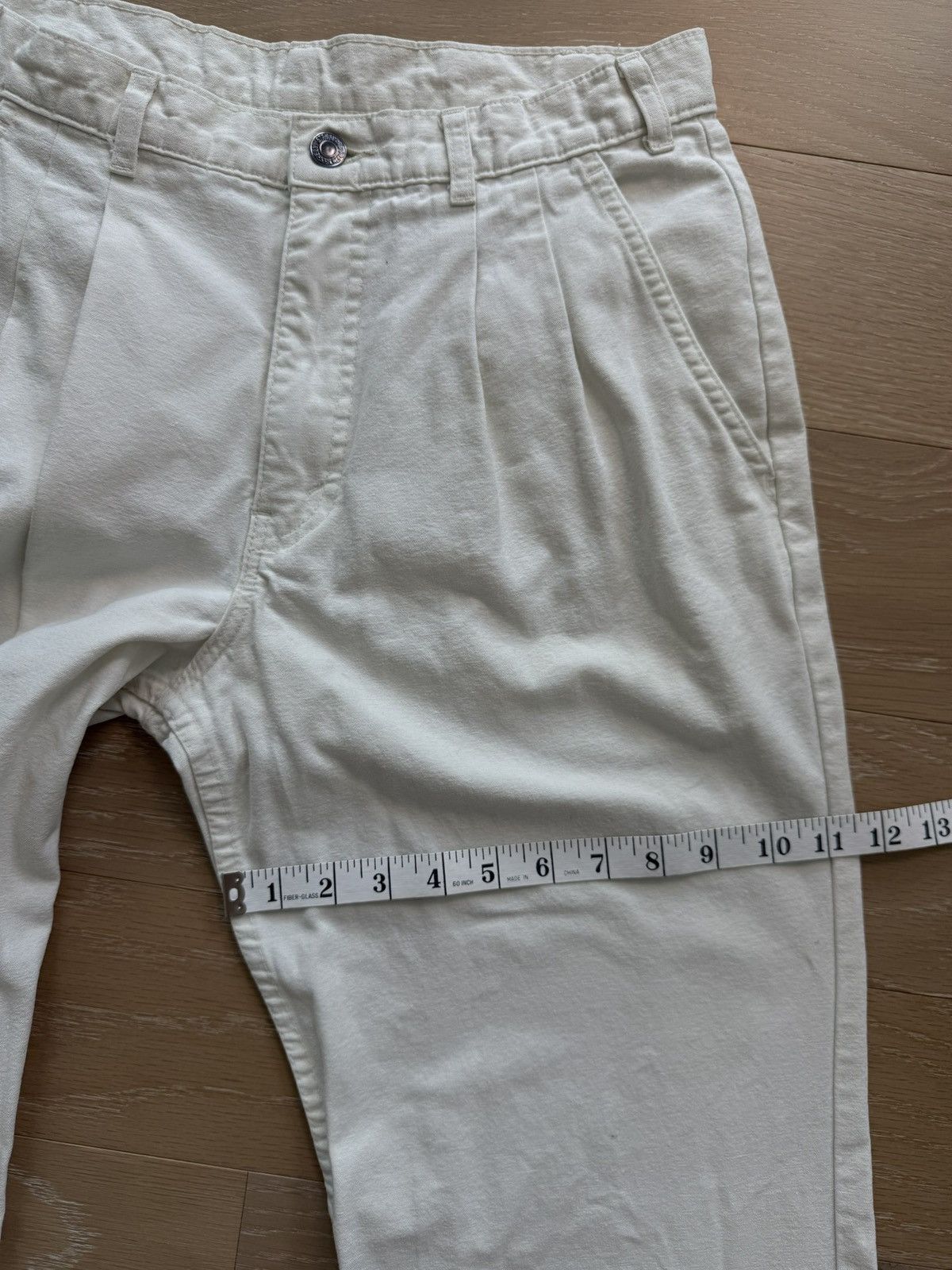 Levi's Vintage 80s White Pleated Levi’s 501 Pants Size 31" - 15 Thumbnail