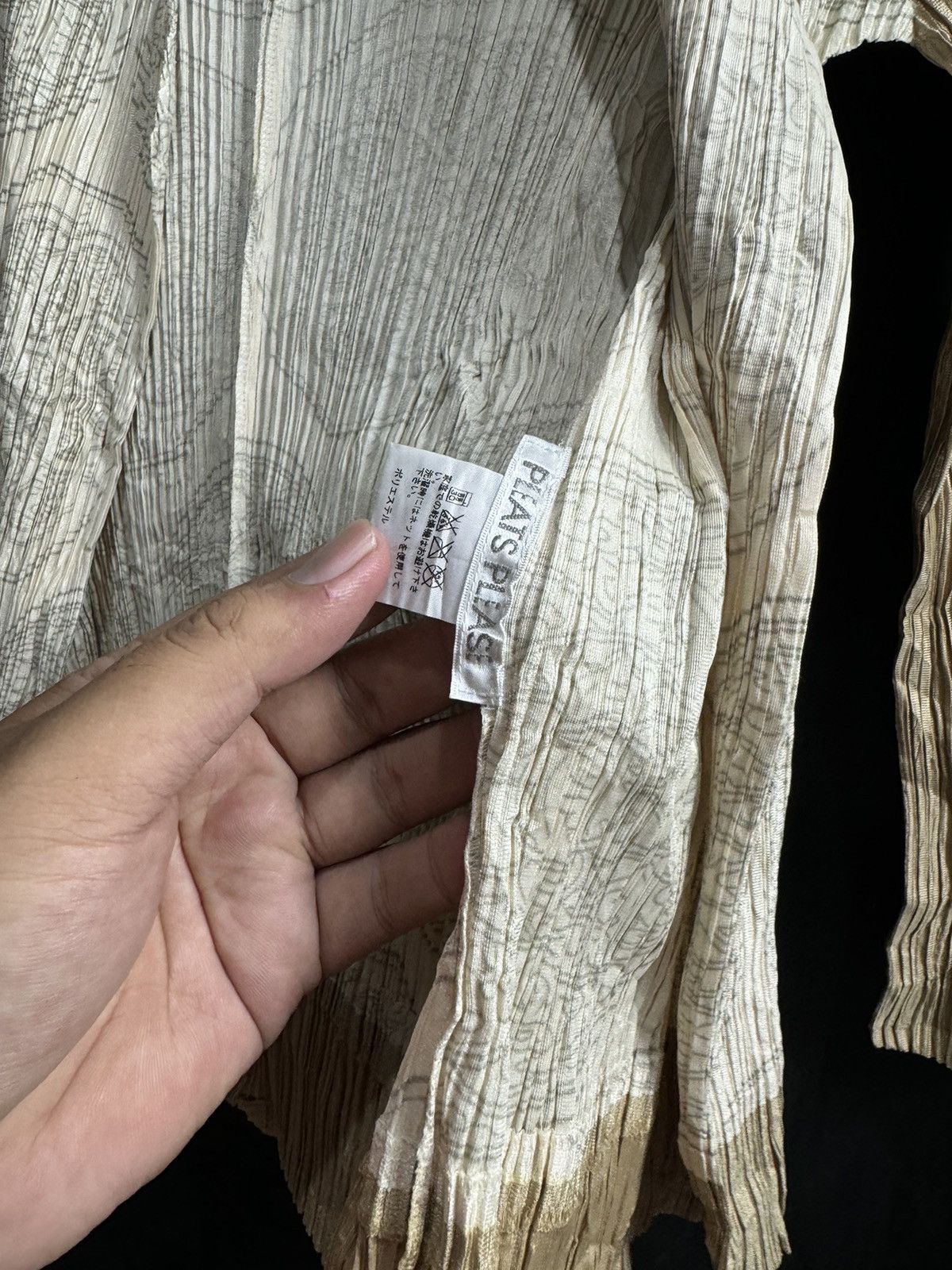 Homme Plisse Issey Miyake × Issey Miyake × Pleats Please Issey Miyake Issey Miyake Pleats Please Cardigan All Over Art Size M / US 6-8 / IT 42-44 - 6 Thumbnail