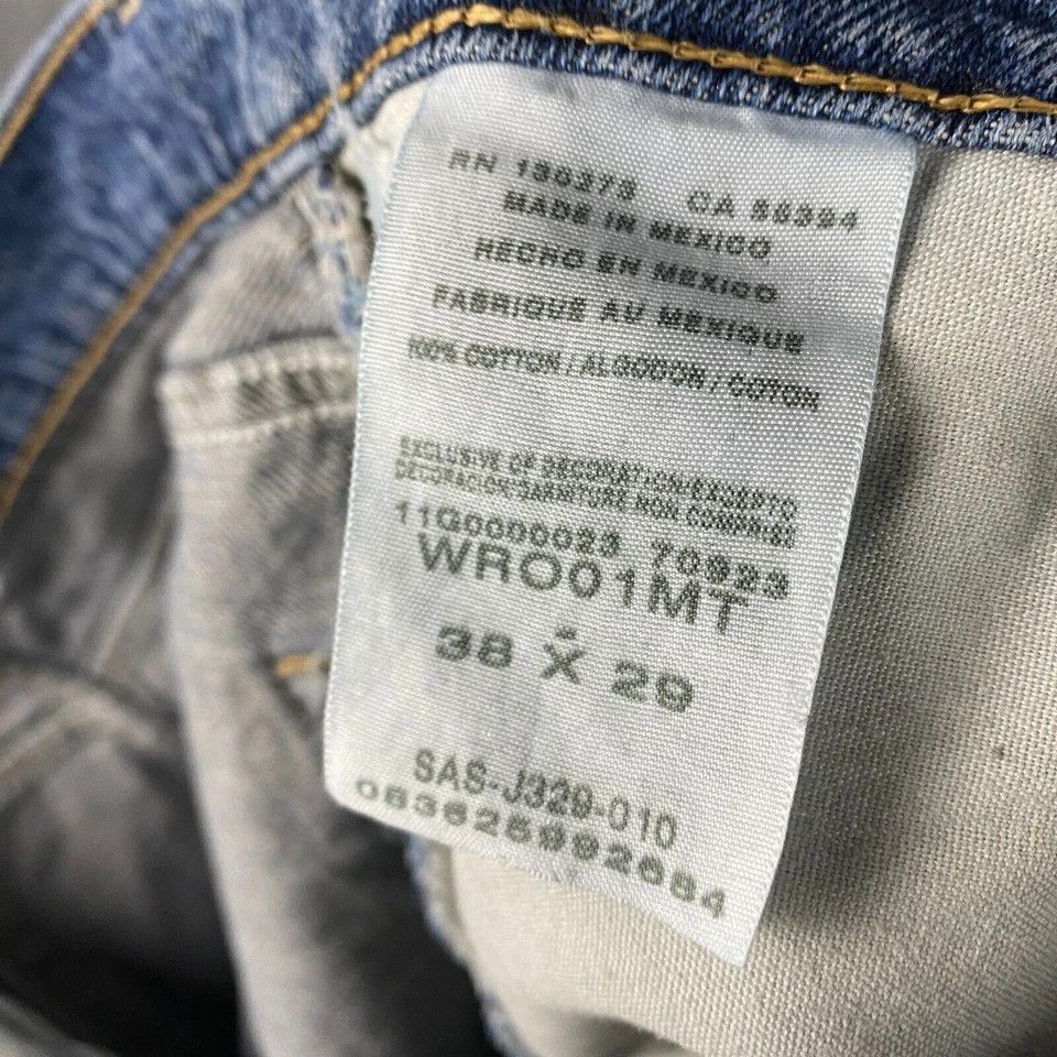 Wrangler Wrangler Cowboy Jeans Men's 38x29 Relaxed Fit Denim Cotton Size US 38 / EU 54 - 9 Thumbnail