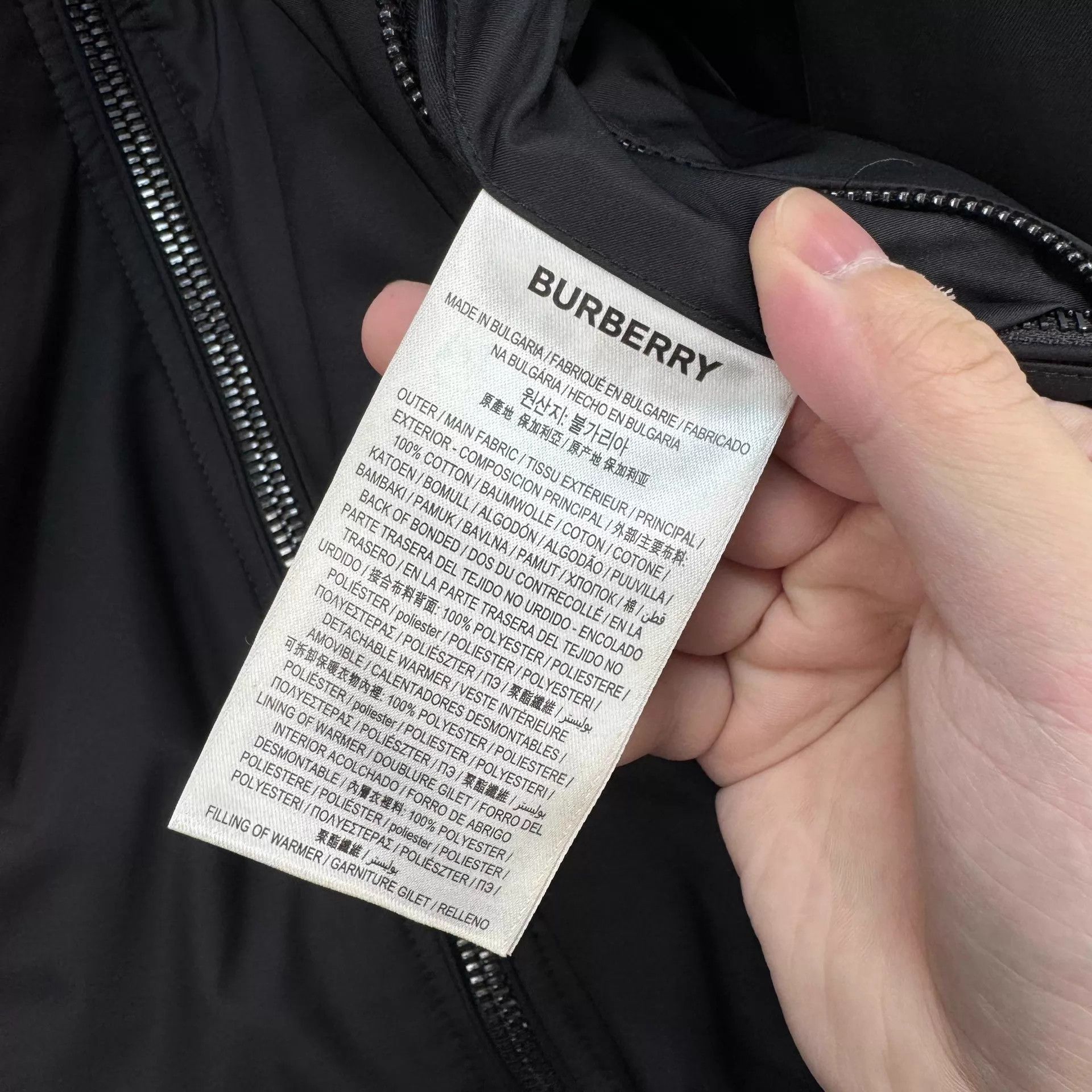Burberry Burberry colorblocked logo cotton vest coat 50 98N Size US M / EU 48-50 / 2 - 8 Thumbnail