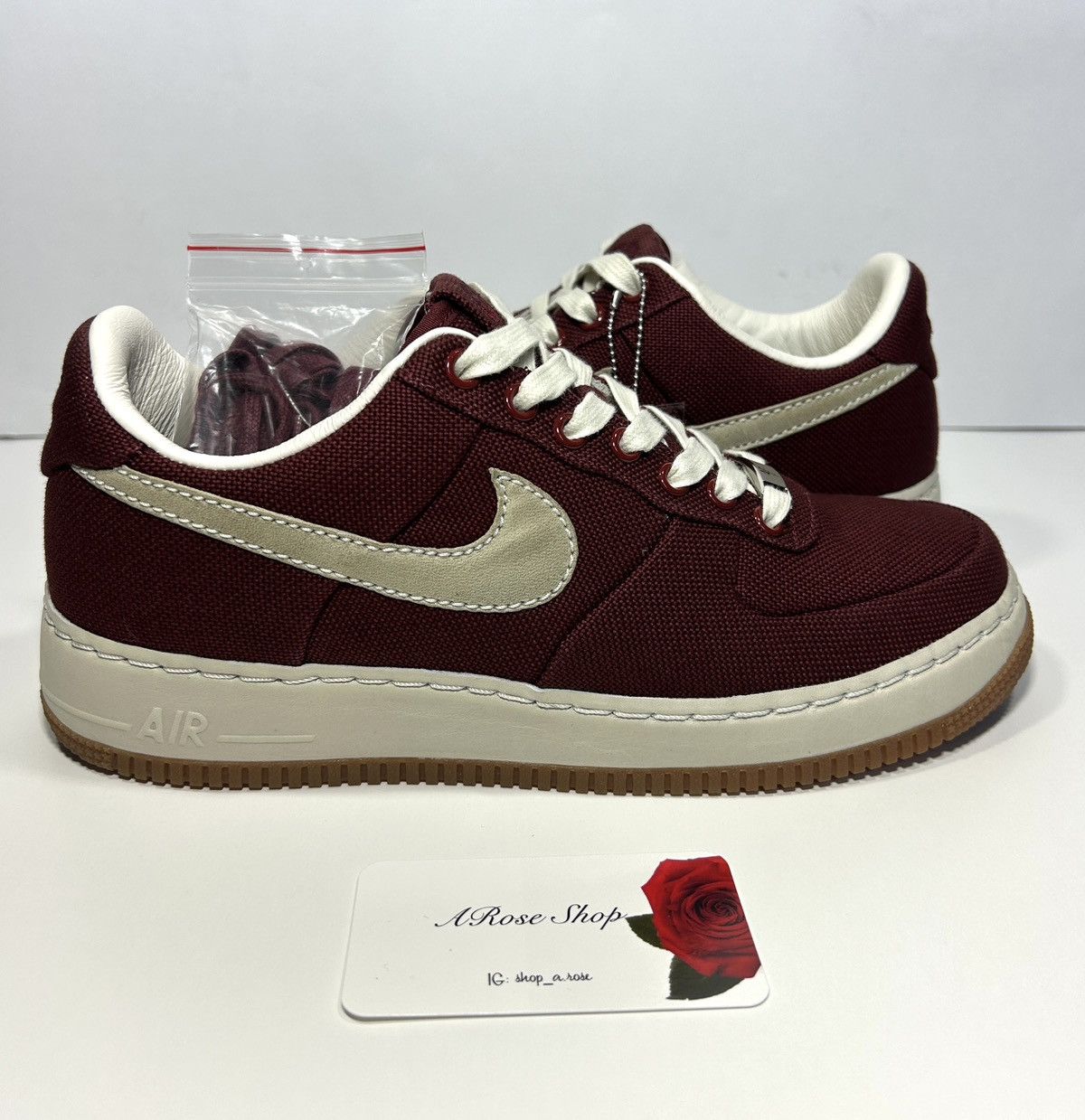Nike Air Force Low Supreme '07 'Red Earth' Shoes Size: