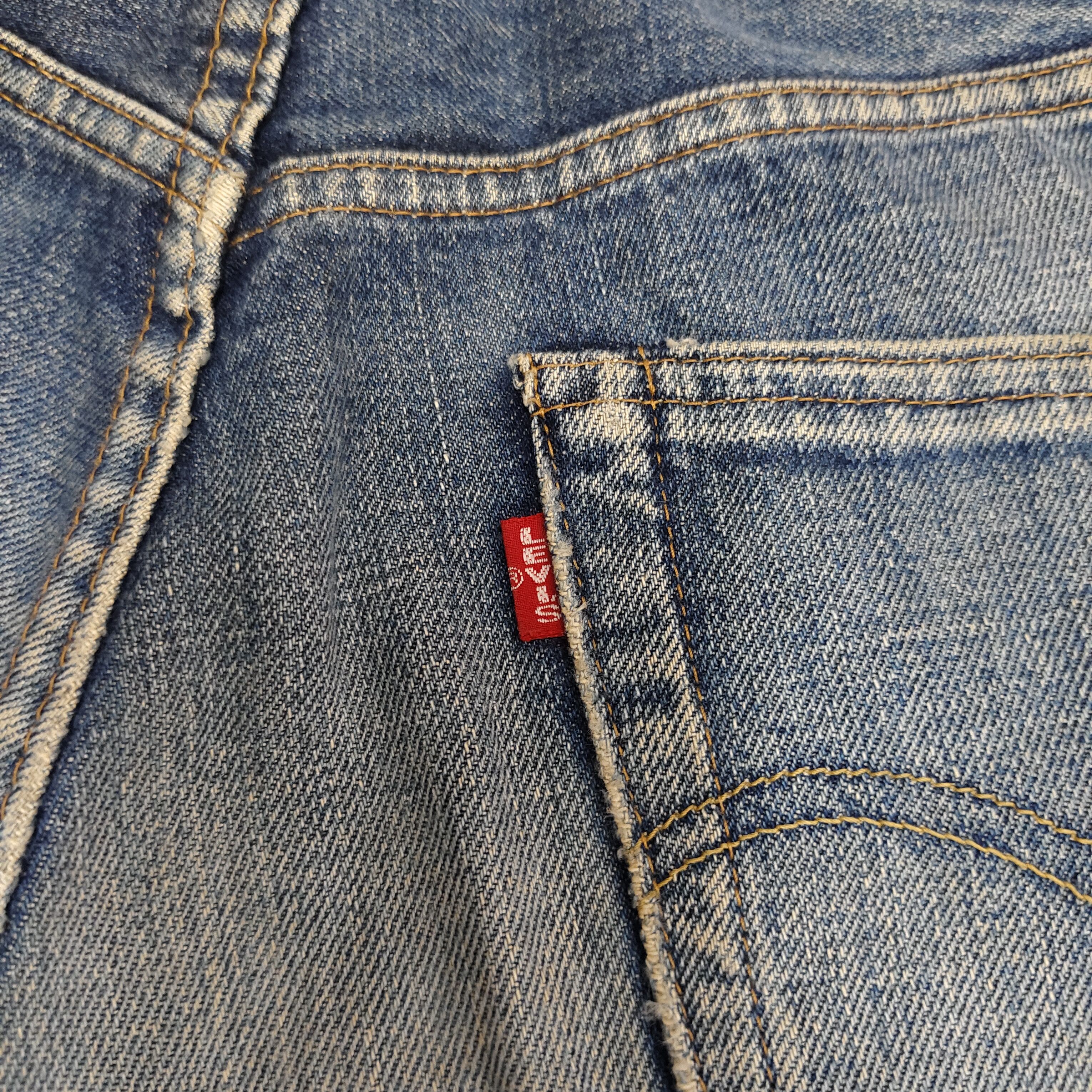 Levi's Vintage Levi's 504Z BigE Redline Selvedge Distressed Jean Size US 30 / EU 46 - 15 Thumbnail