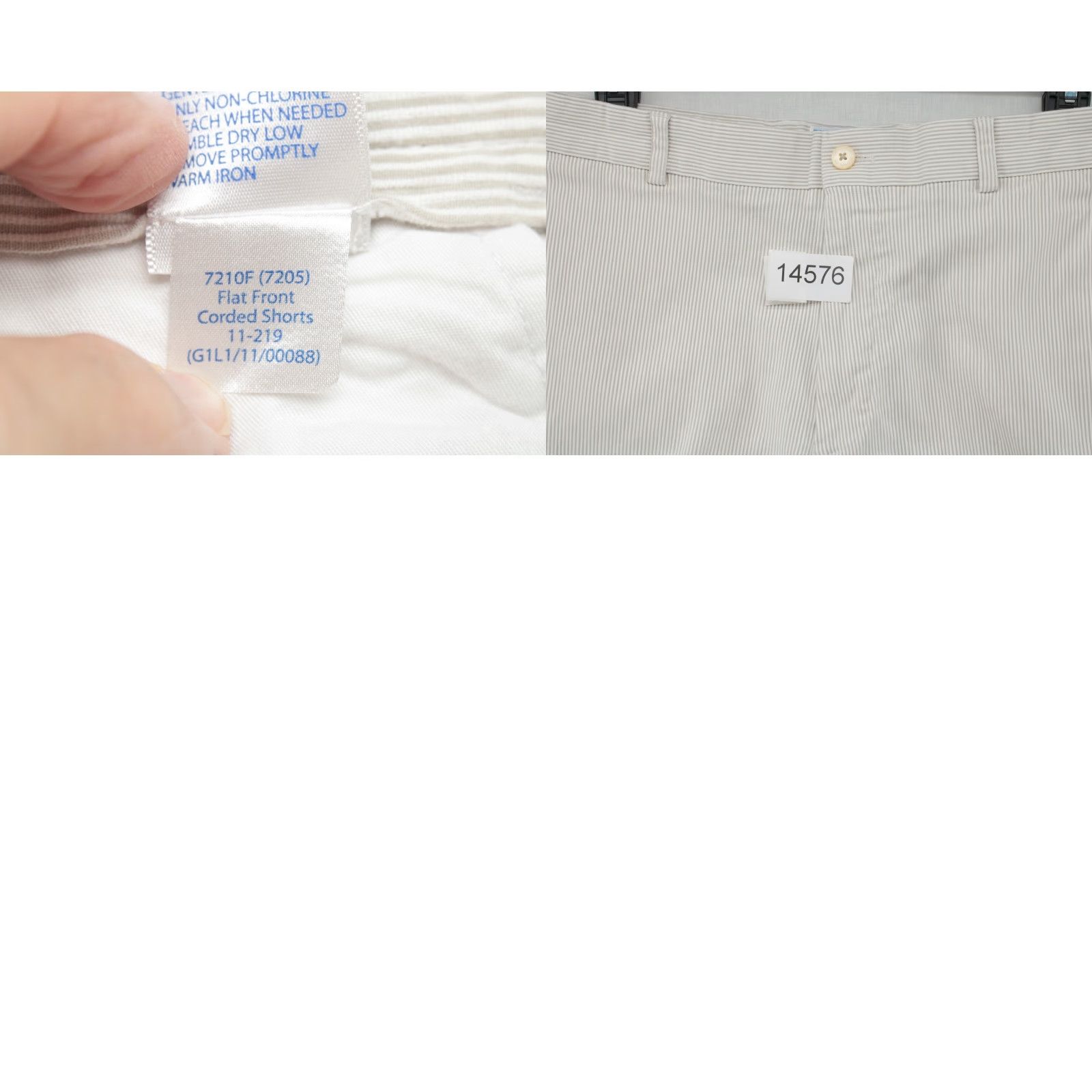 Southern Tide Southern Tide Shorts Men Flat Front Corded Stretch Skipjack Blue Stripe 34 Size US 34 / EU 50 - 8 Thumbnail