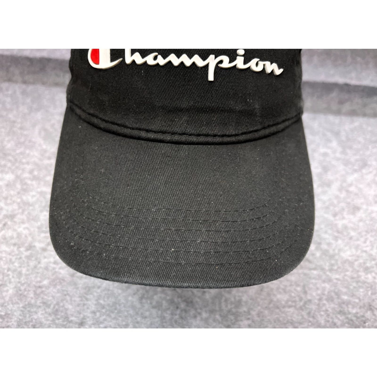 Champion Champion Adjustable Golf Hat Cap Black One Size Cotton Outdoor Mens Size ONE SIZE - 3 Thumbnail