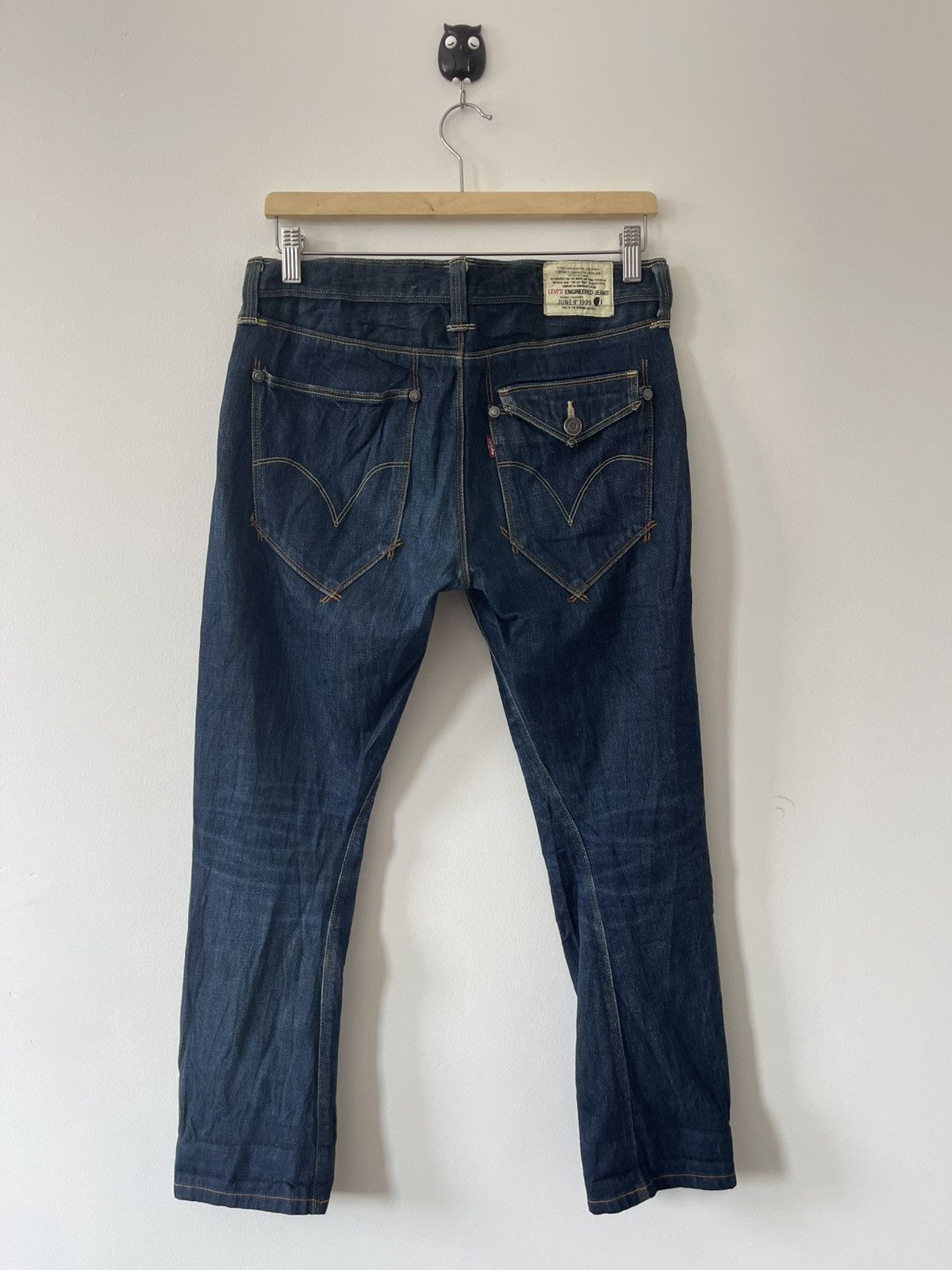 Levi's Vintage Clothing Rare Vintage LEVIS ENGINEERED JEANS June 9th 1999 Twist Leg Size 29" - 1 Thumbnail