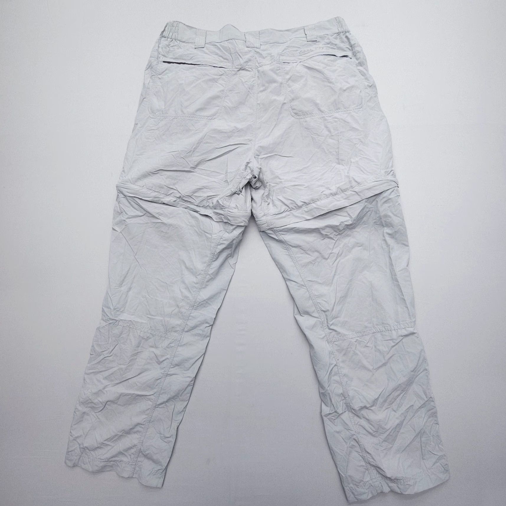 Vintage Cabela's Casuals Convertible Pants Womens 18 Silver Light Hiking Zip Off Fishing Size 40" / US 18 - 7 Thumbnail