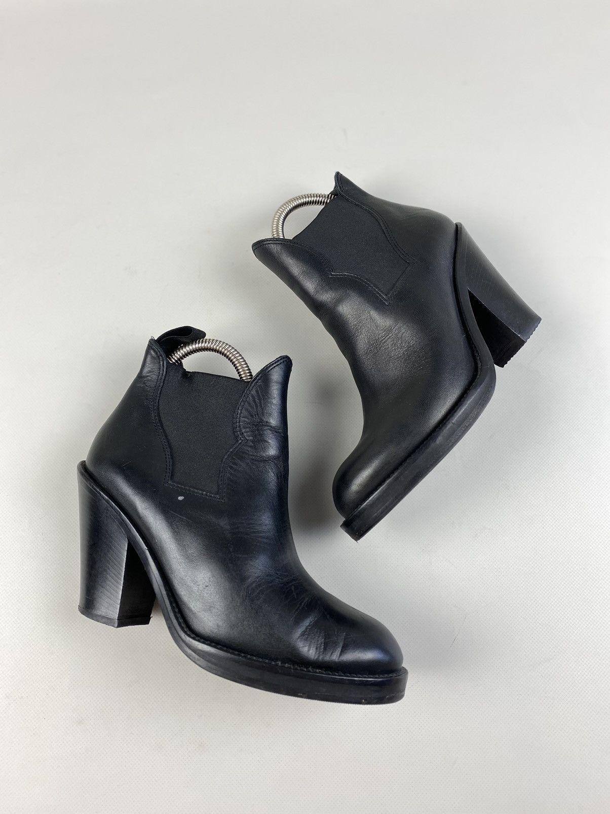 Acne Studios Acne ladies leather heeled boots size 37 Size US 7 / IT 37 - 13 Thumbnail