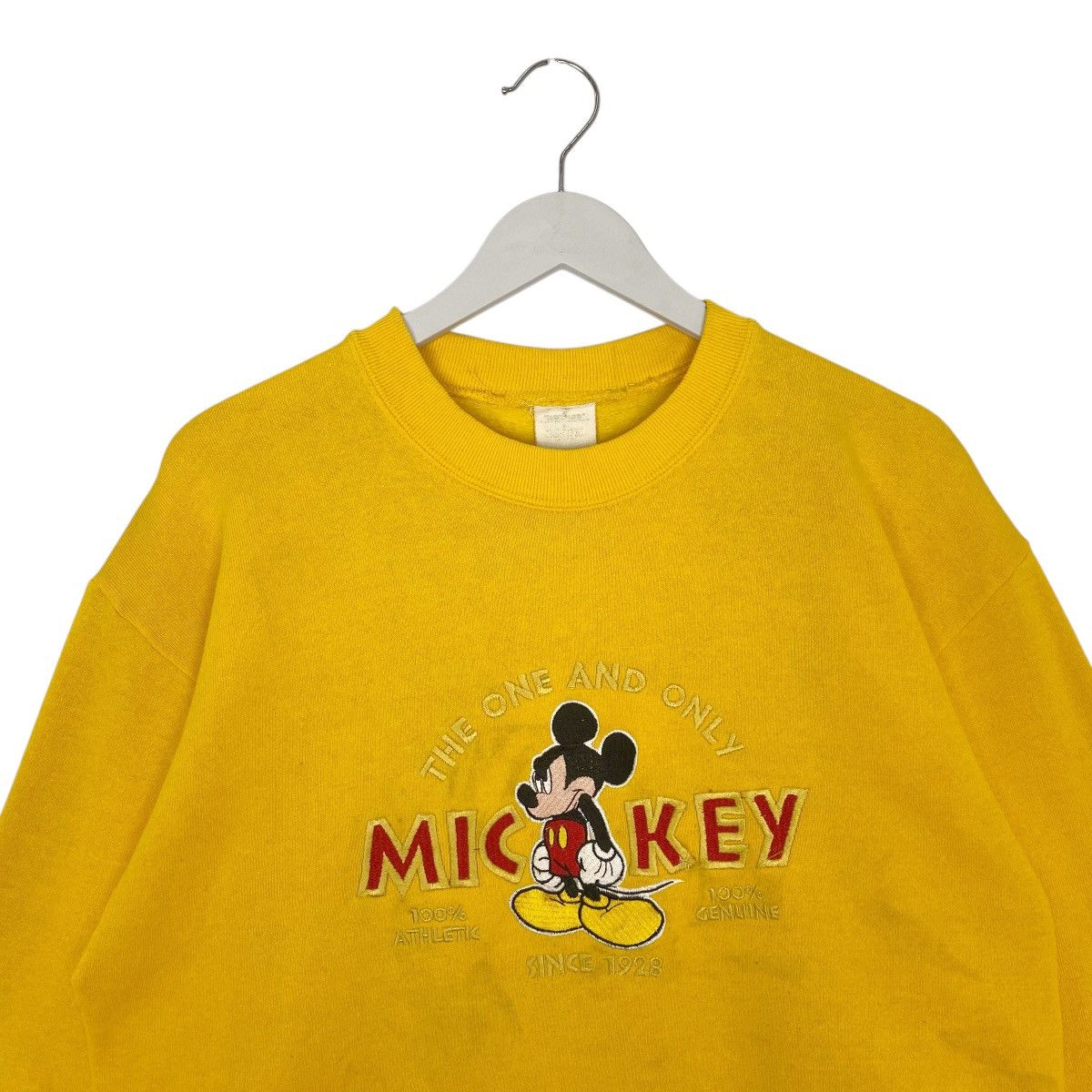 Vintage Vintage Disney Mickey Mouse Crewneck Sweatshirt Yellow SizeM Size US M / EU 48-50 / 2 - 4 Thumbnail