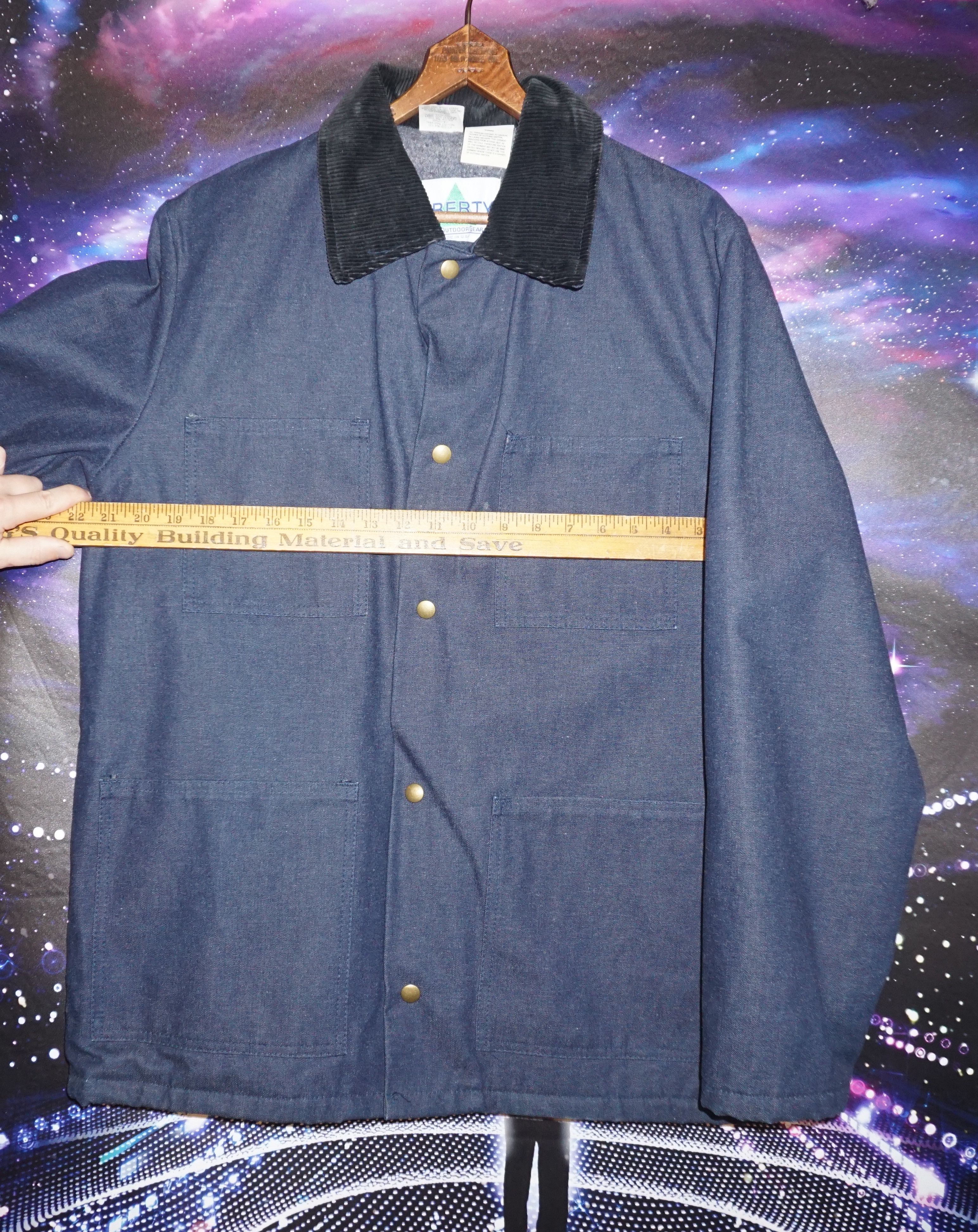 Liberty × Vintage Vintage LIBERTY Made in U.S.A DS Demin Chore Jacket Lined Size US M / EU 48-50 / 2 - 7 Thumbnail