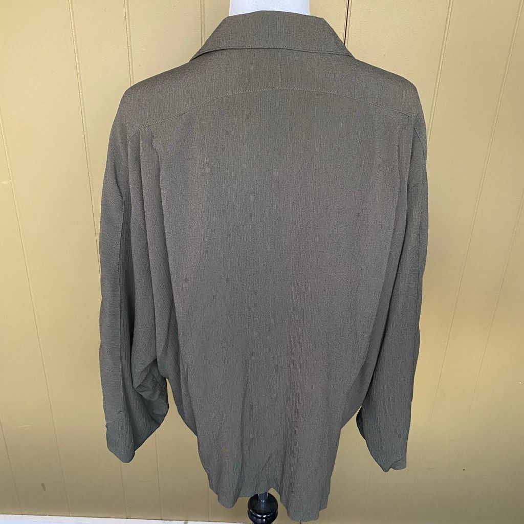 Other Mr Mr women vintage size 3 three button crepe blazer khaki Size S / US 4 / IT 40 - 9 Thumbnail
