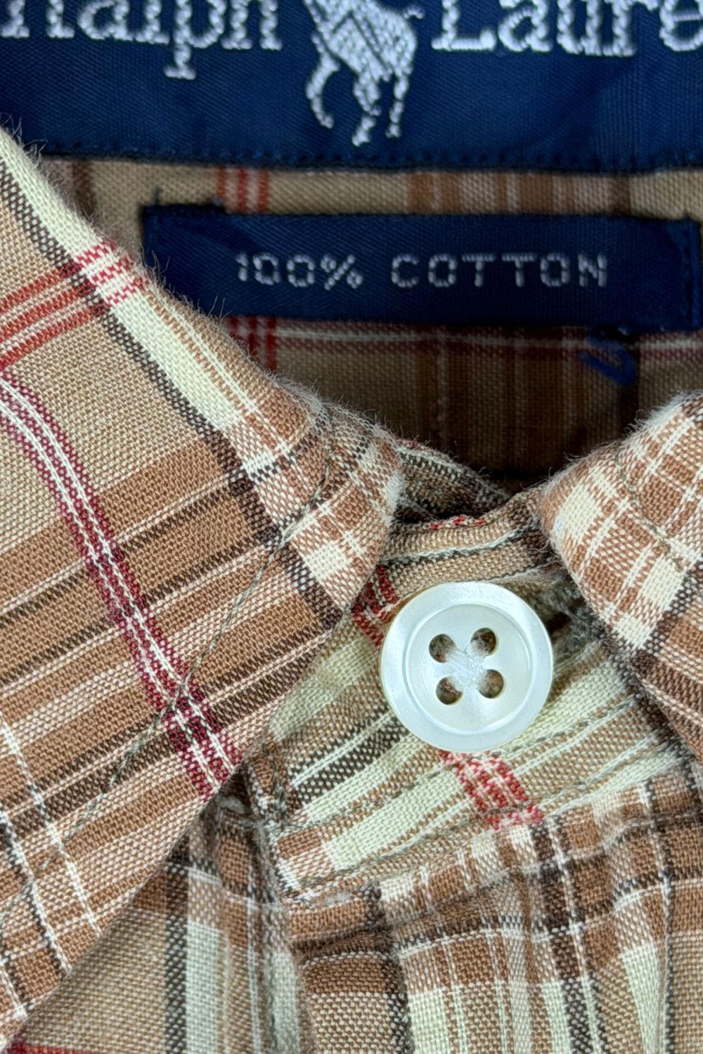 Polo Ralph Lauren Polo Ralph Lauren Plaid Shirt XL Oversized Hand Tailored Size US XL / EU 56 / 4 - 5 Thumbnail