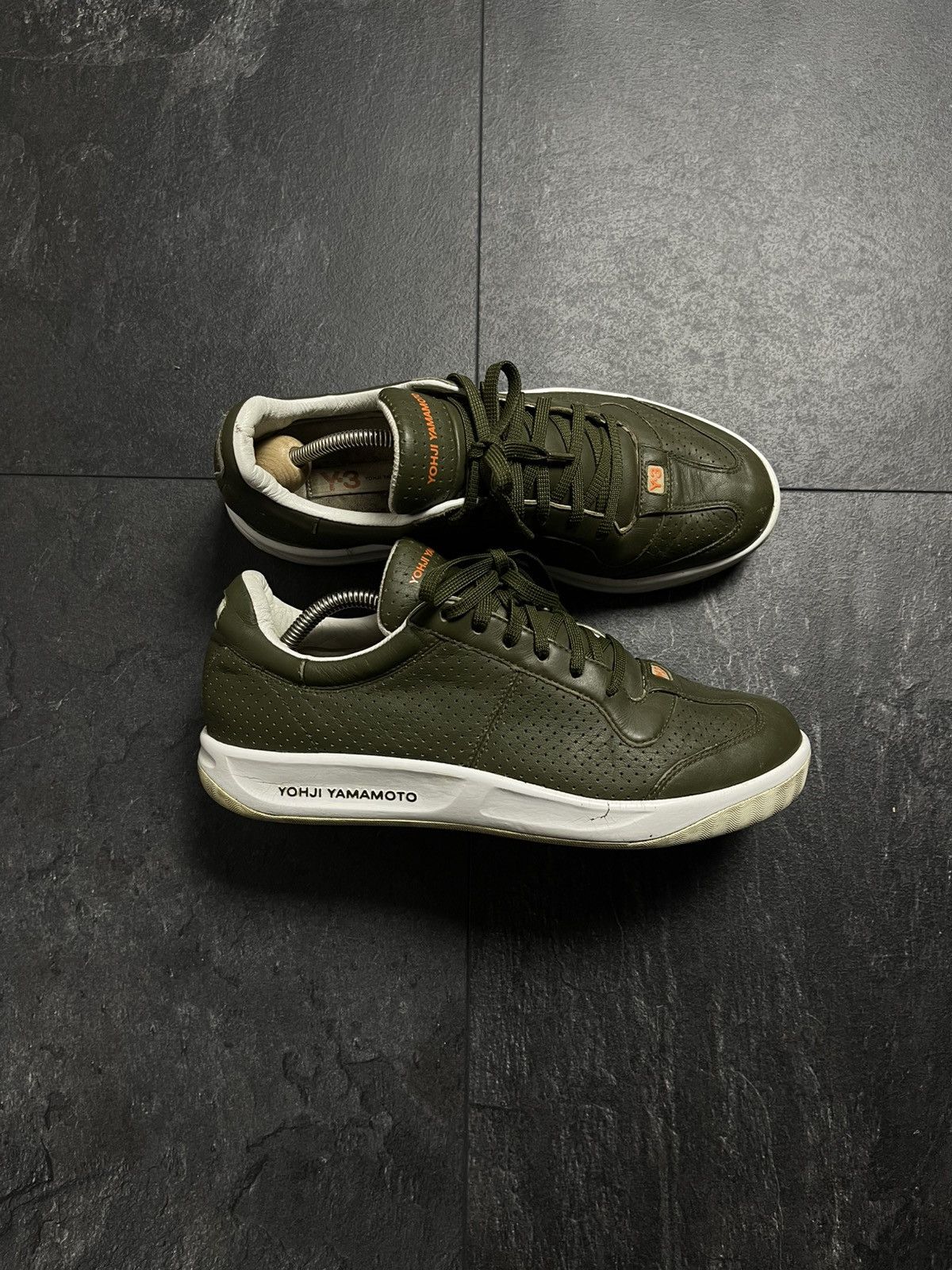 Yohji Yamamoto Vintage Green low top sneakers adidas y-3 rare Size US 8 / EU 41 - 1 Thumbnail