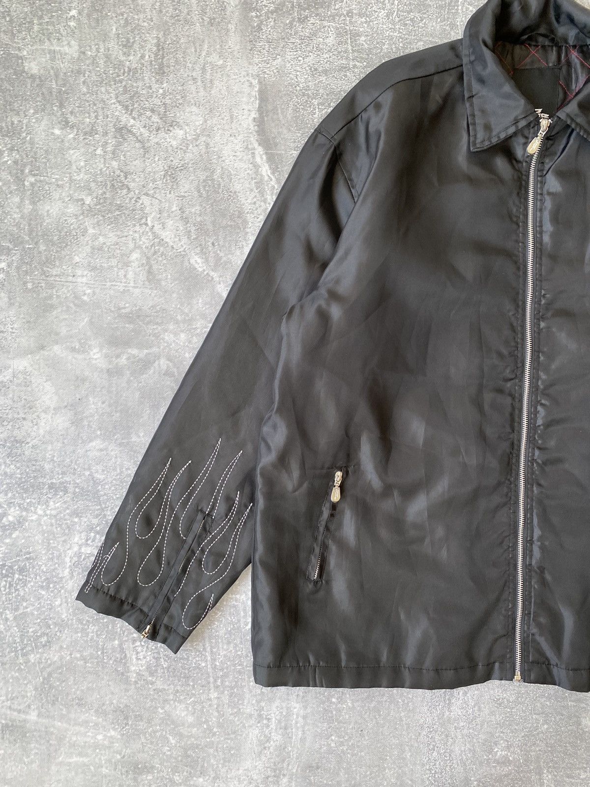 No Fear × Vintage 🔥Vintage No Fear Fire Jacket Size US L / EU 52-54 / 3 - 3 Thumbnail