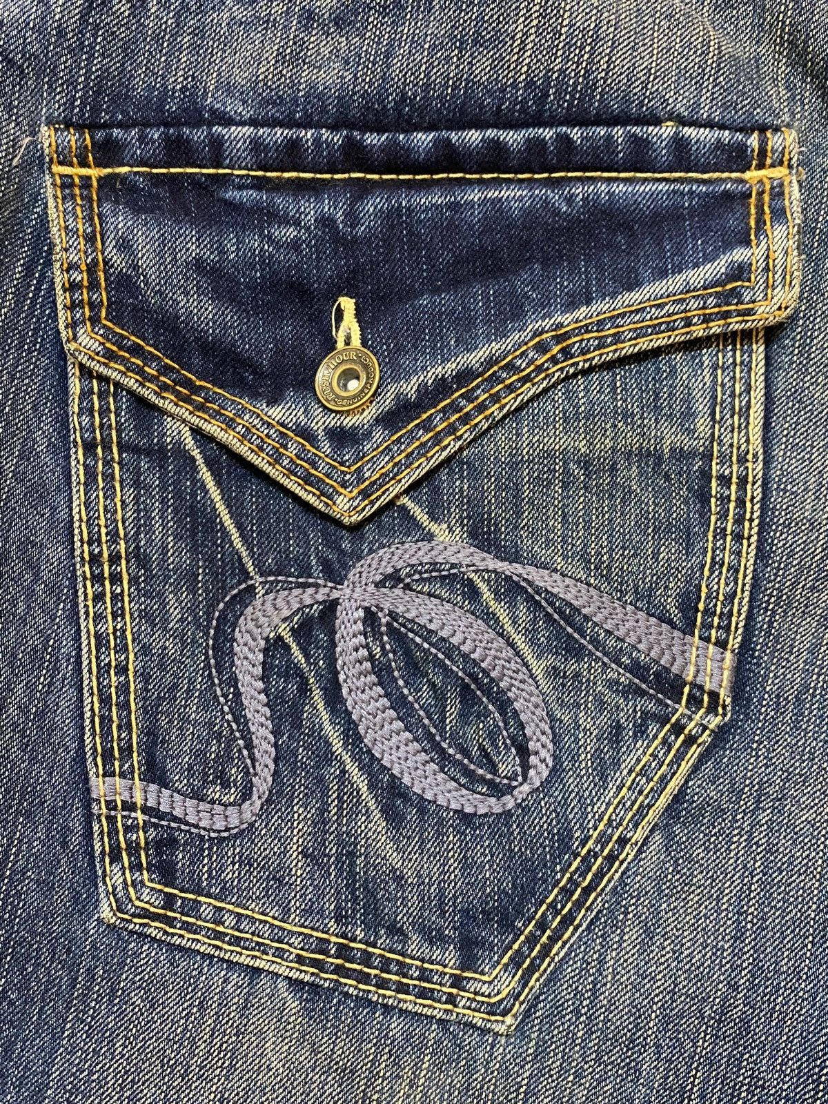 Japanese Brand Vintage Japanese Brand Rush Hour Mud Wash Baggy Jeans Size US 34 / EU 50 - 11 Thumbnail