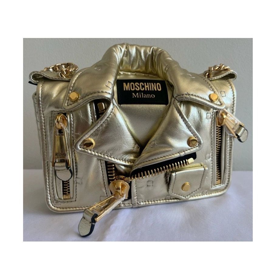 Moschino SS21 Moschino Couture Jeremy Scott Gold Jacket Shoulder Bag Size ONE SIZE - 1 Thumbnail