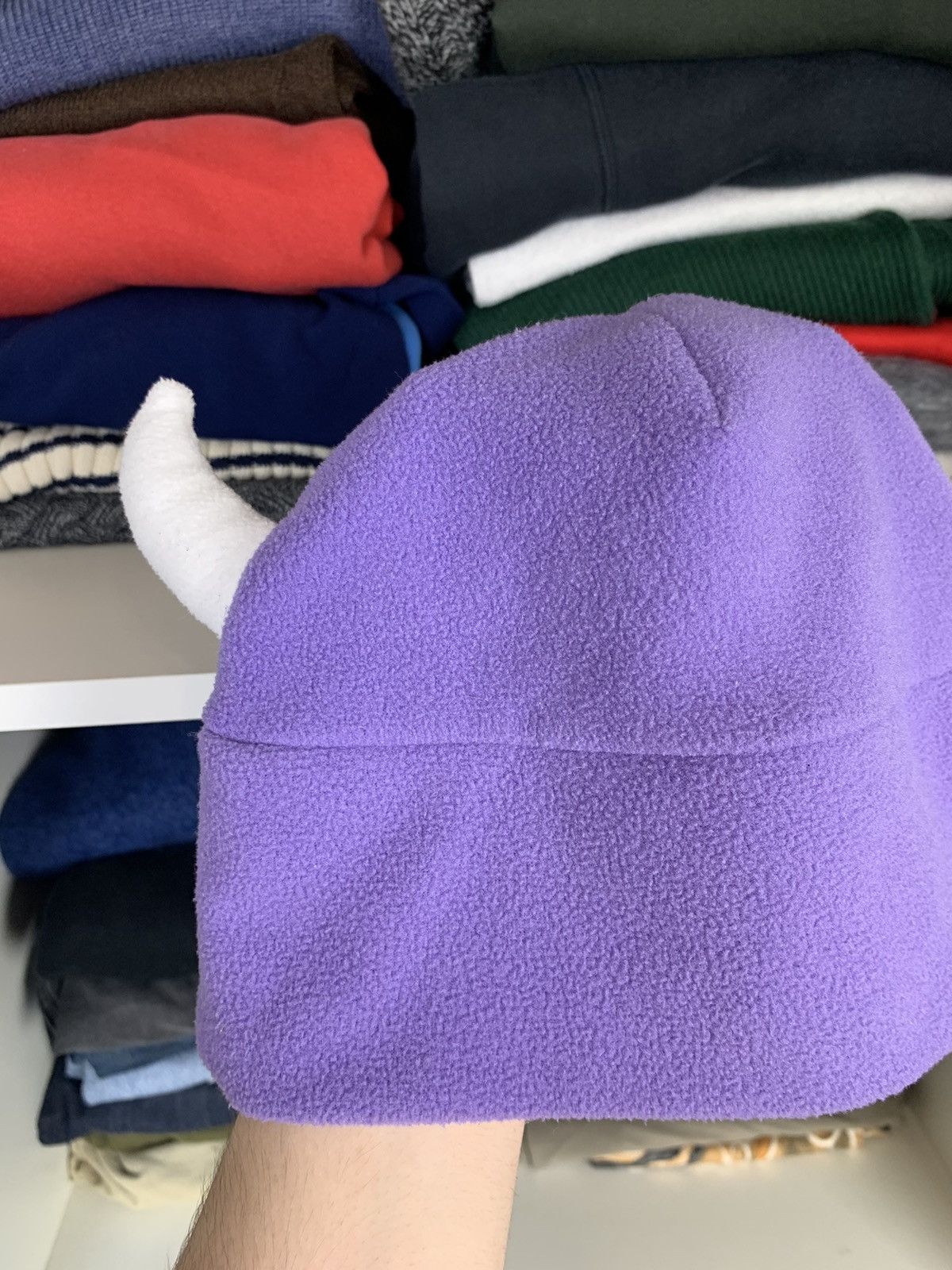 Other Y2K Milka Fleece Hat Size ONE SIZE - 11 Thumbnail