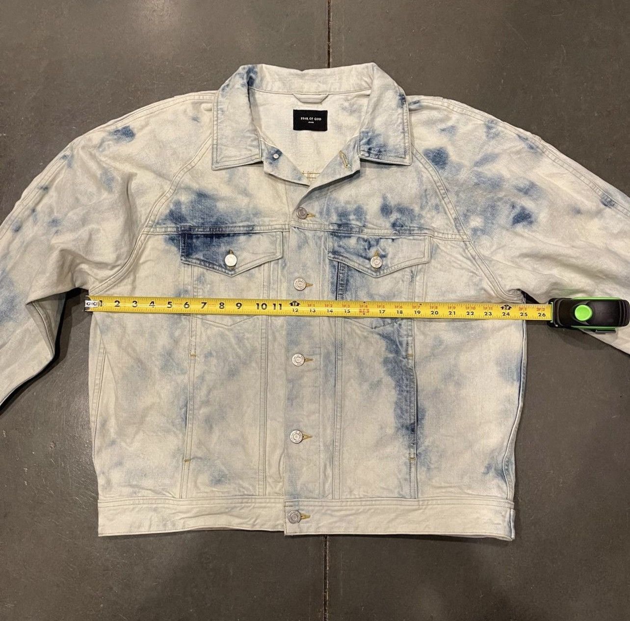 Fear of God Fear Of God “Inverted Holy Water” Selvedge Denim Jacket Size US L / EU 52-54 / 3 - 7 Thumbnail