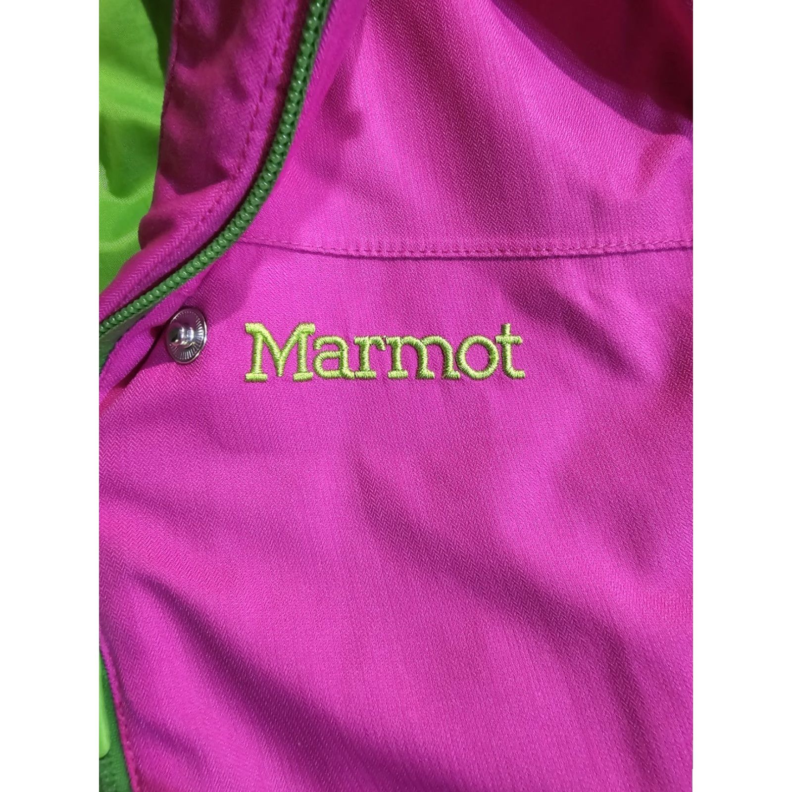 Marmot Marmot Membrane Jacket Softshell Full Zip Hooded Multicolor Green Pink Women's M Size Marmot Membrane Jacket Size M / US 6-8 / IT 42-44 - 6 Thumbnail
