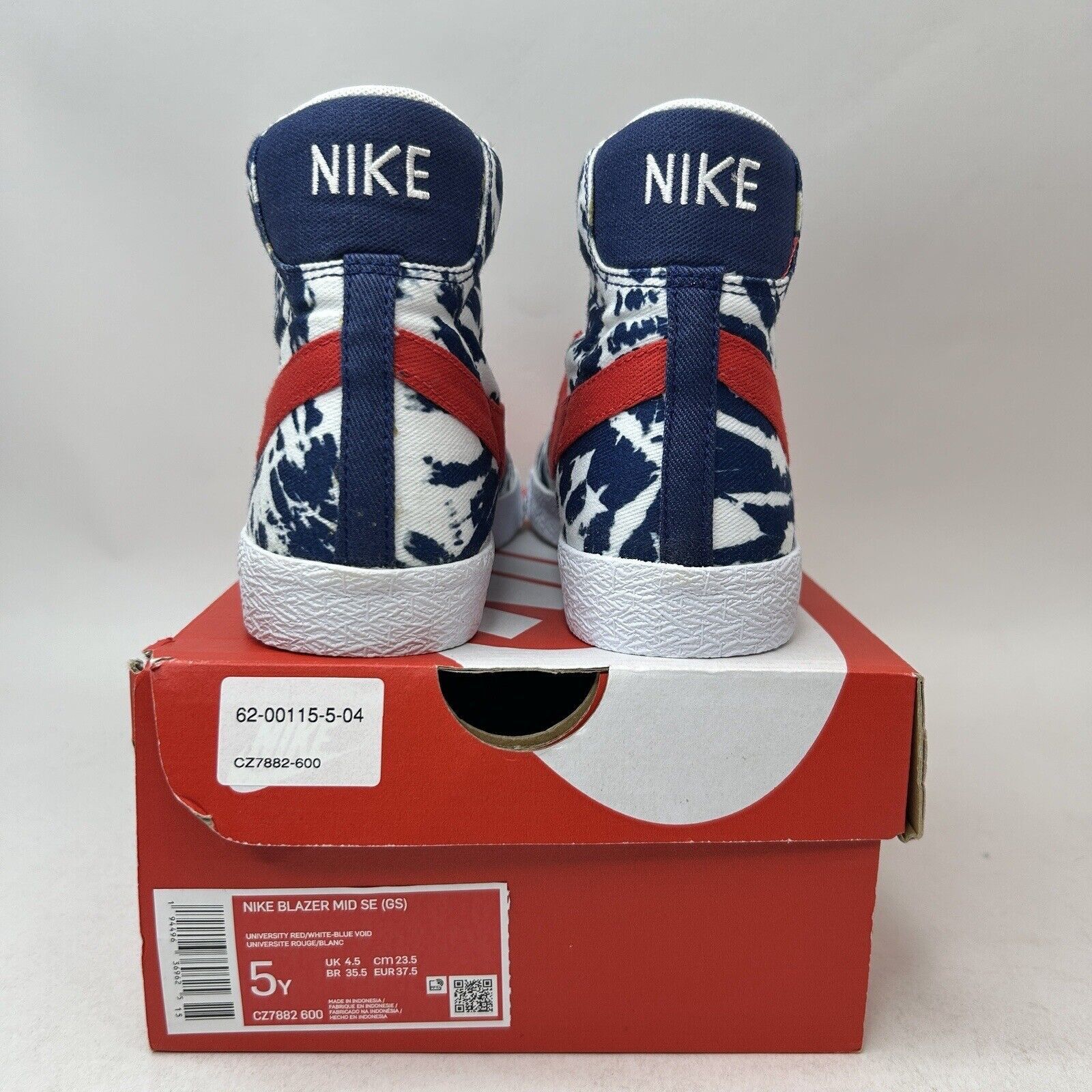 Nike Nike Shoes Blazer Mid SE Tie-Dye “White Blue Red” 2024 Size US 6.5 / IT 36.5 - 4 Thumbnail