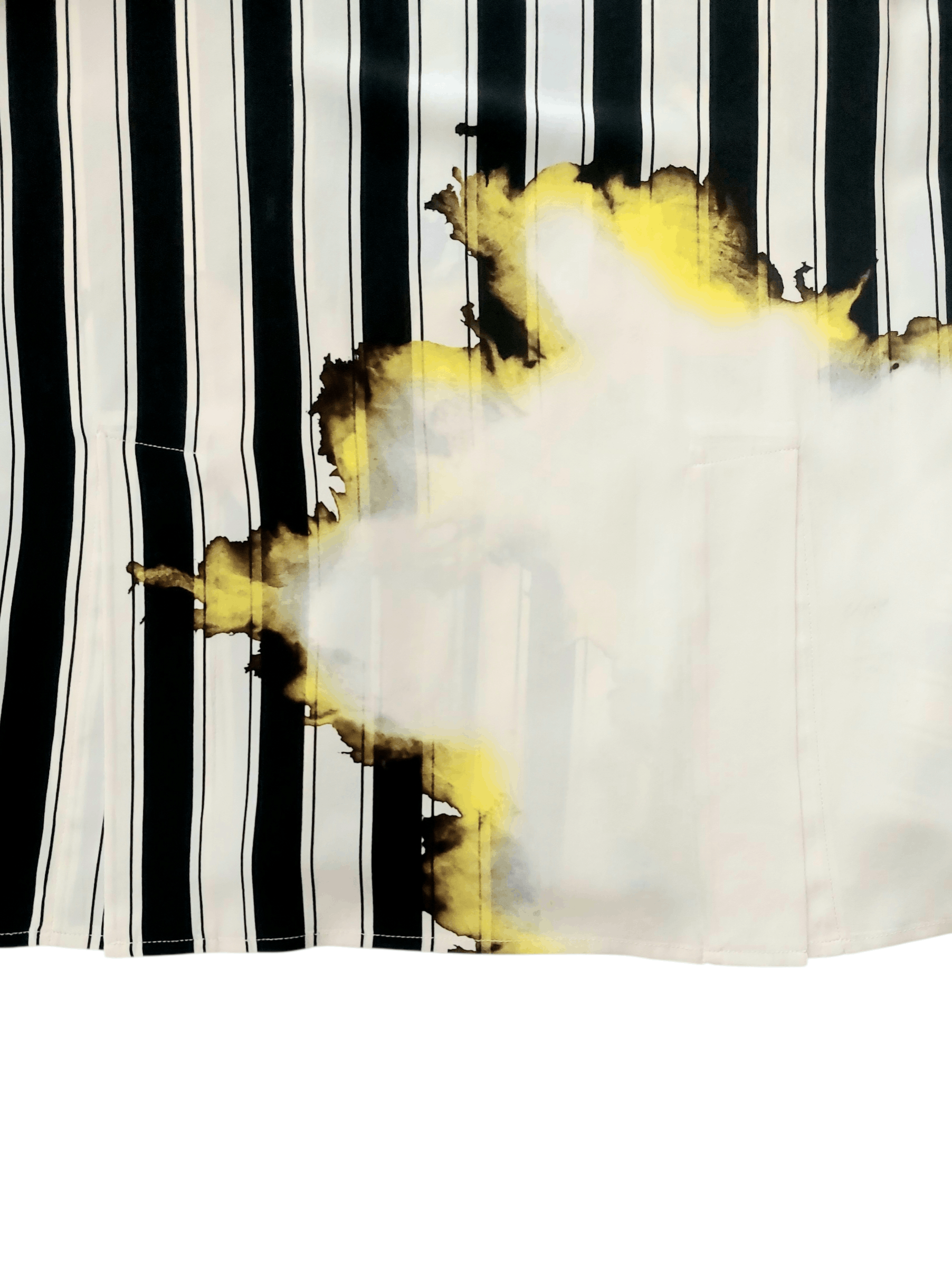 Haider Ackermann Haider Ackermann SS 2017 Striped Flame Print Silk Shirt Size US S / EU 44-46 / 1 - 13 Thumbnail