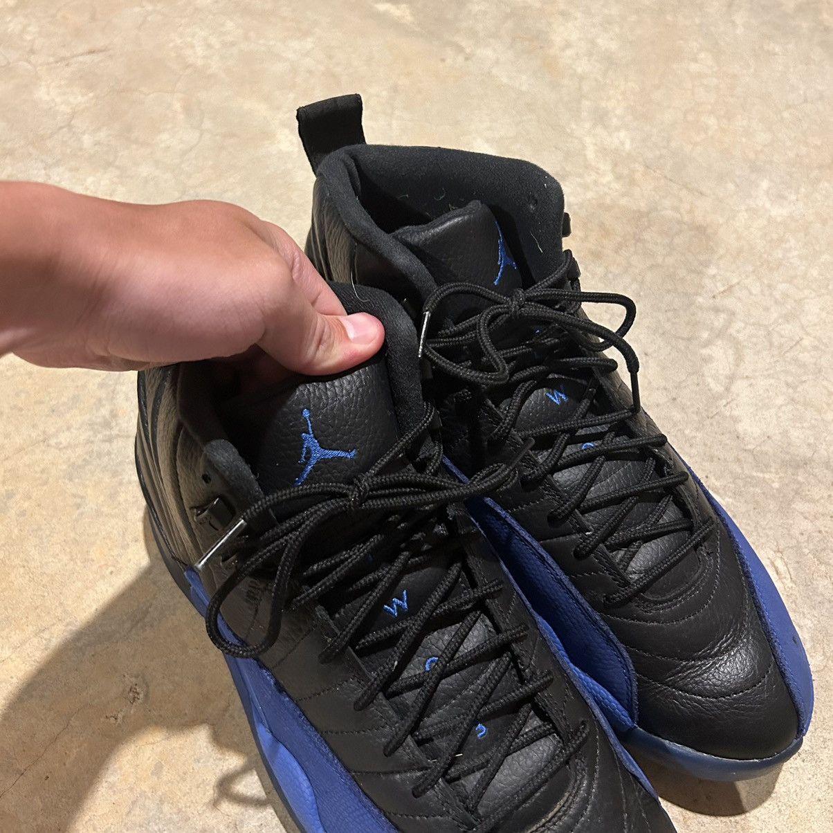 Jordan Brand × Nike Air Jordan 12 Retro Black Game Royal 2019 US 12 Size US 12 / EU 45 - 7 Thumbnail