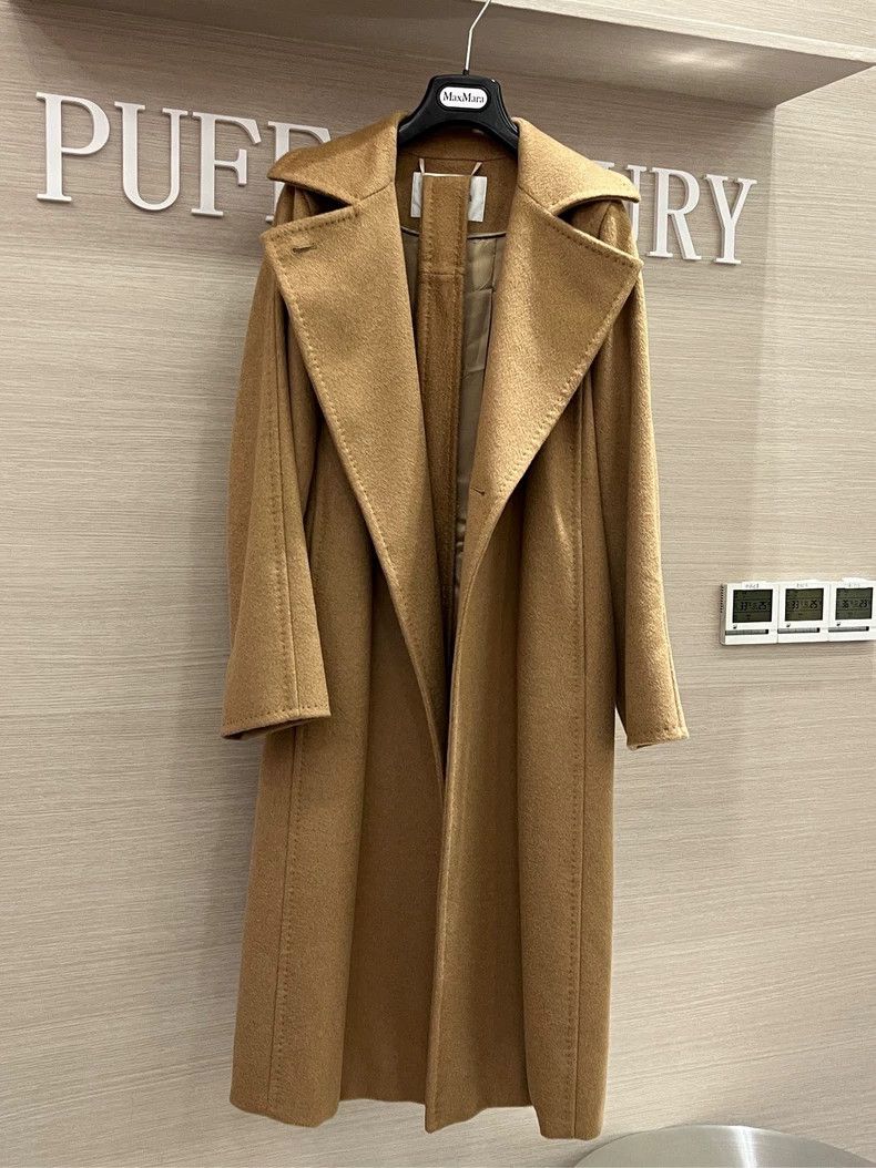 Max Mara Max Mara Camel hair classic long lace-up coat Size S / US 4 / IT 40 - 4 Thumbnail
