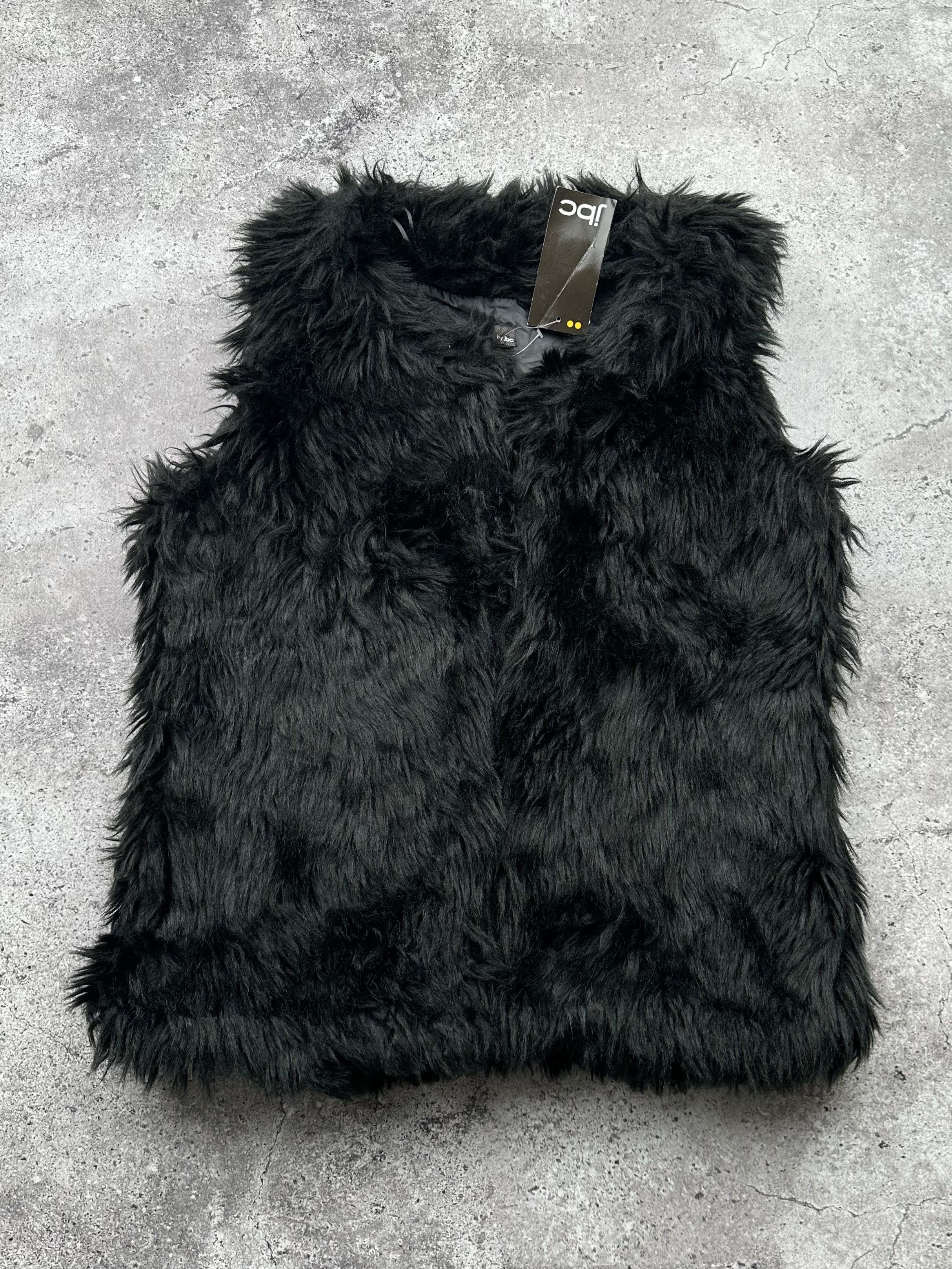 Vintage Vintage Faux Fur Vest C500(V465) Size M / US 6-8 / IT 42-44 - 1 Thumbnail